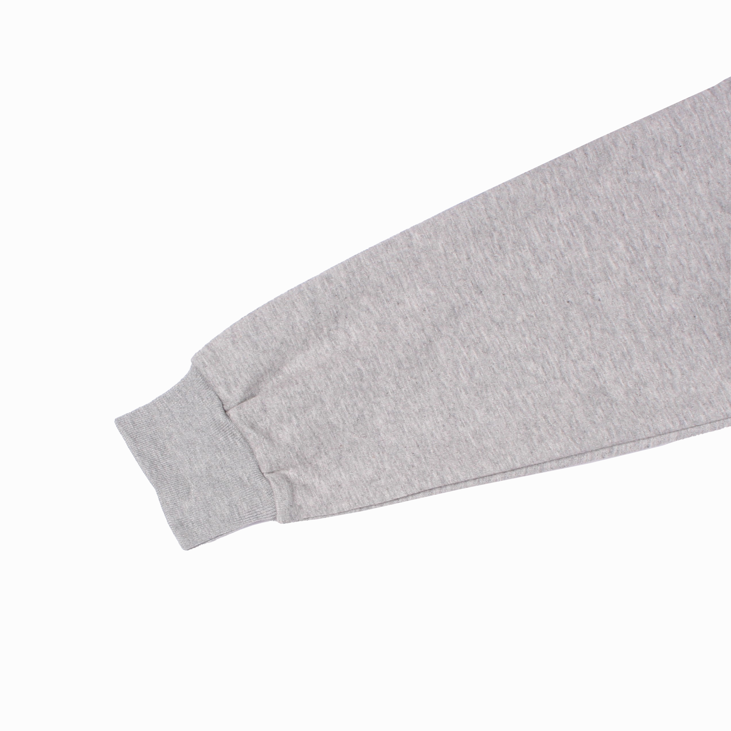 압구정중 그레이 멜란지 후드집업