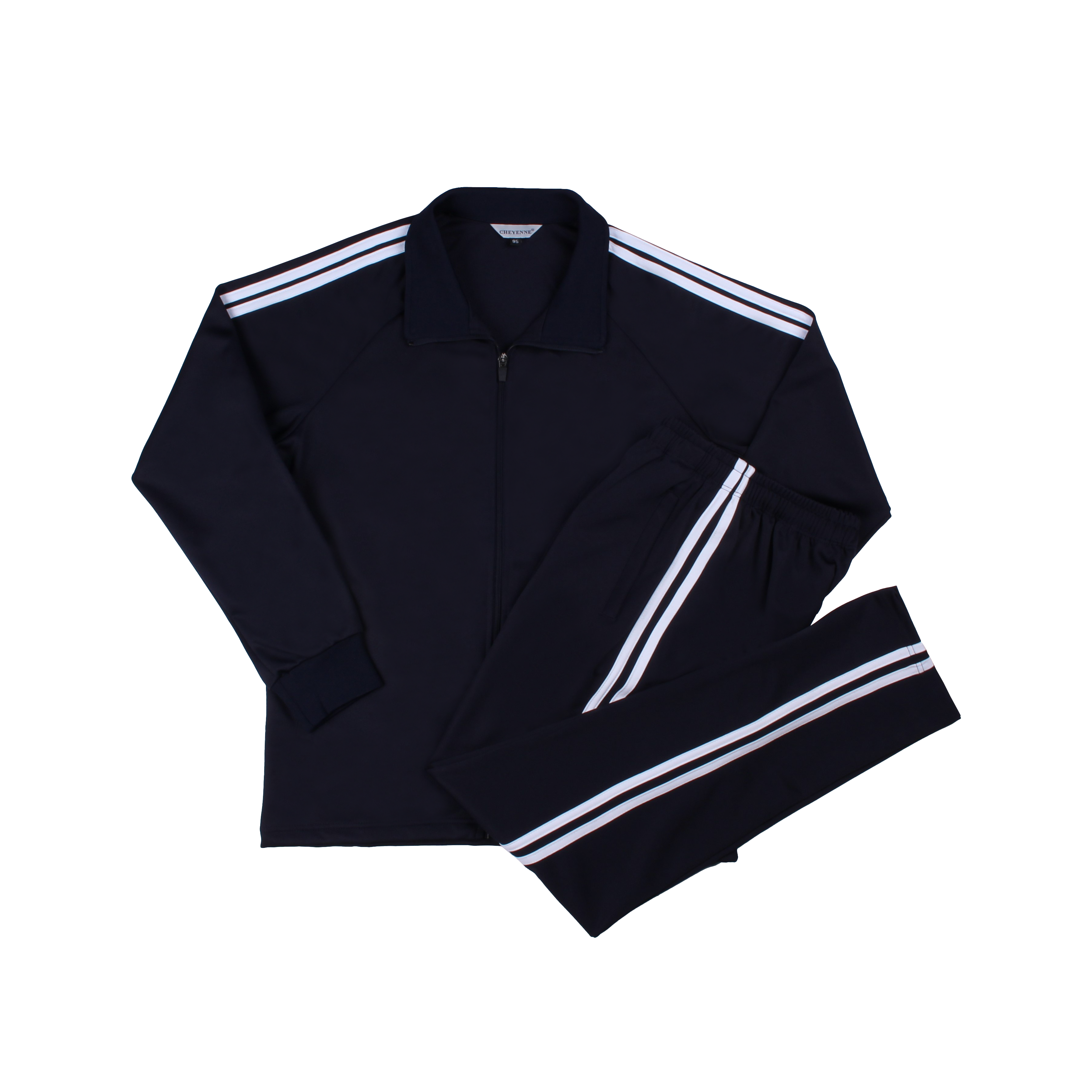 네이비 흰색 2선 동복세트