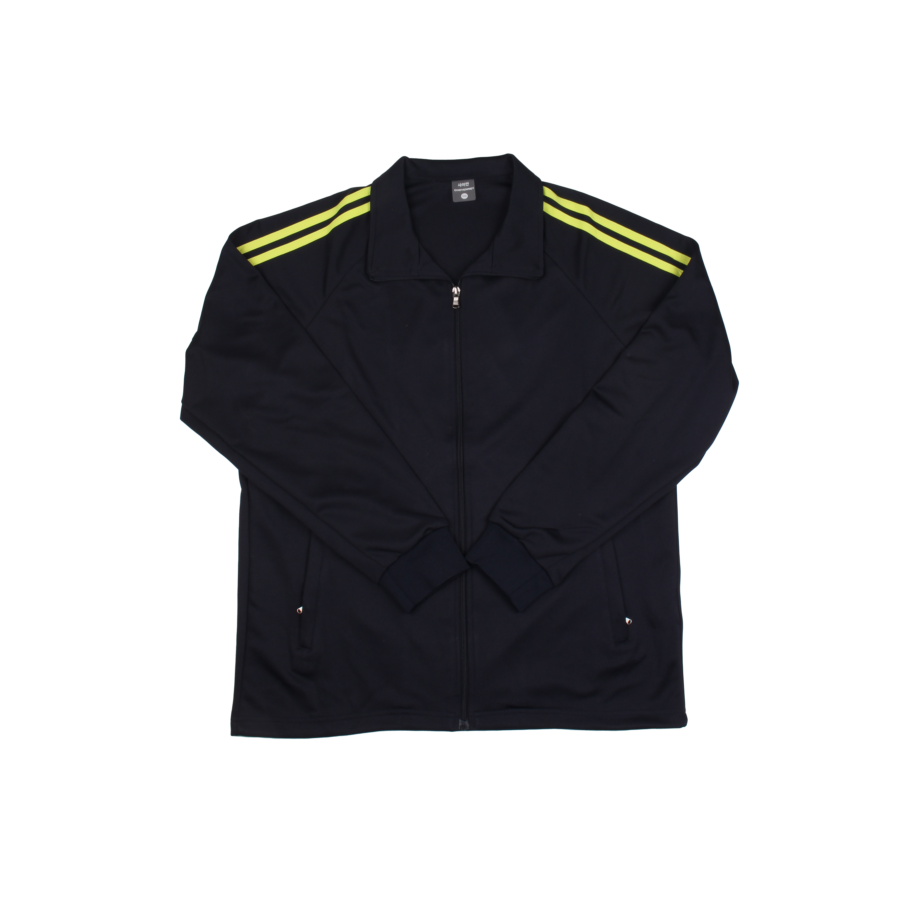 네이비바탕 2선 집업 동복상의