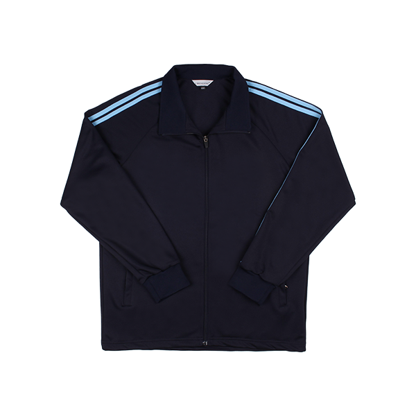 네이비바탕 2선 집업 동복상의