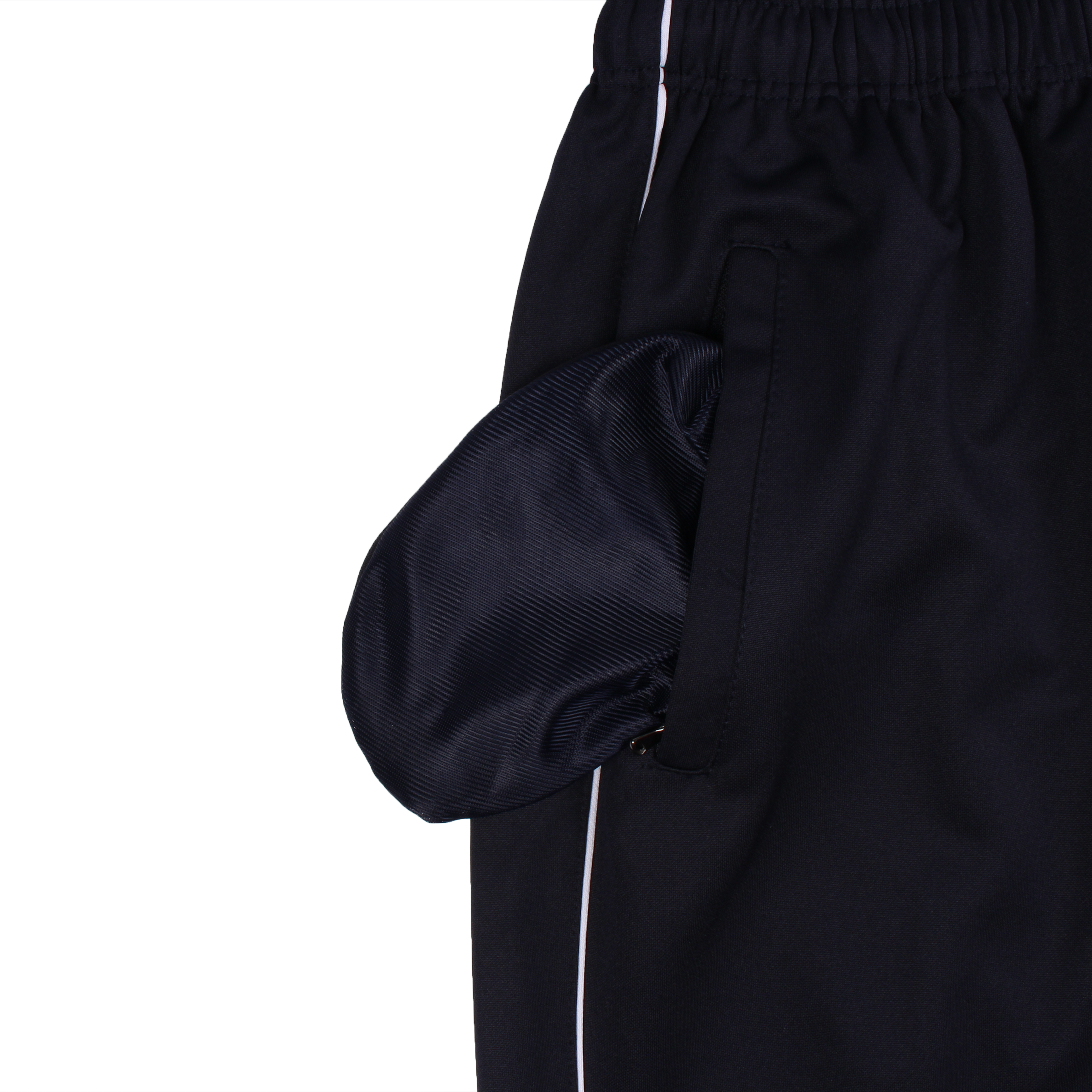 네이비바탕 하프 바지