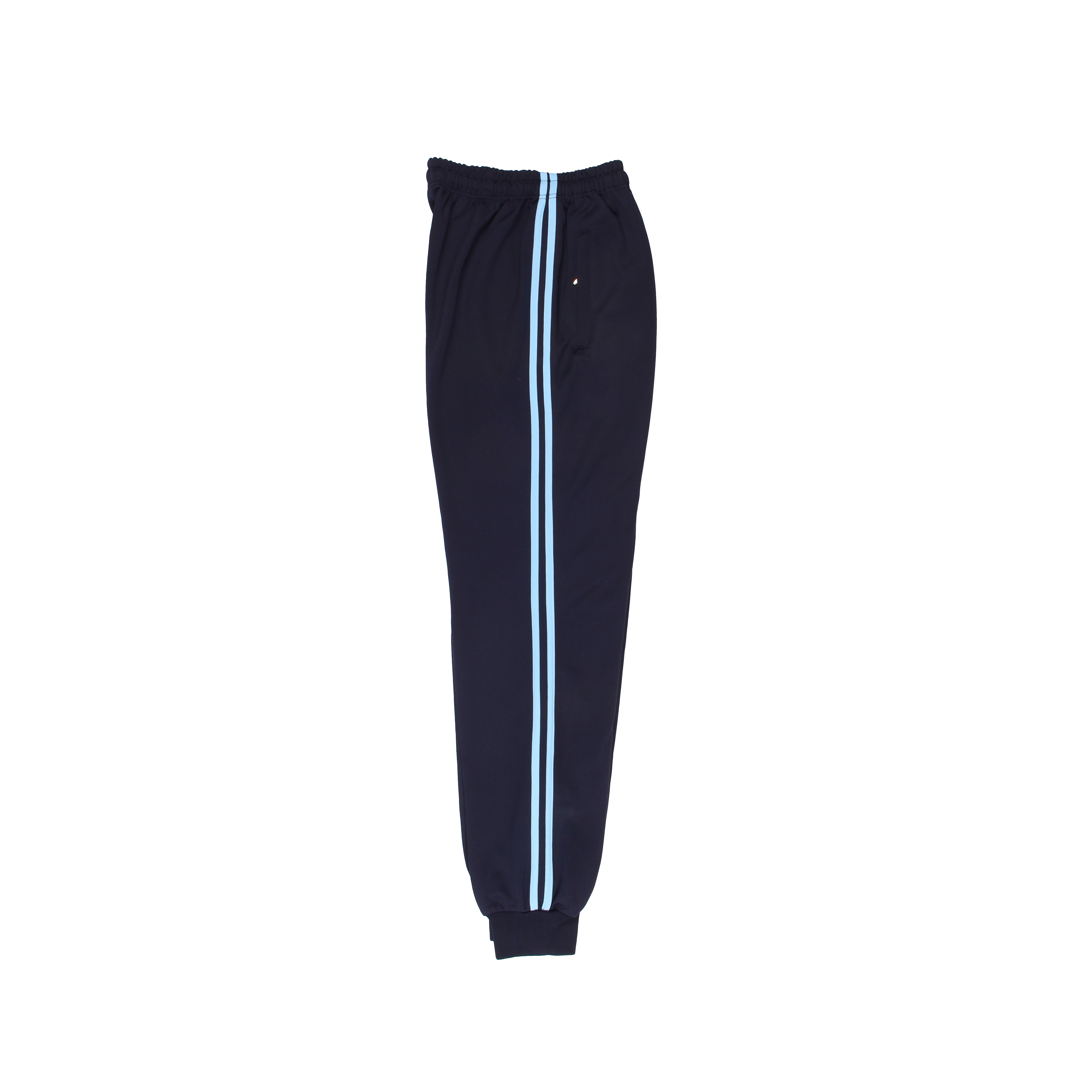 [조거팬츠] 네이비바탕 2선 시보리 바지