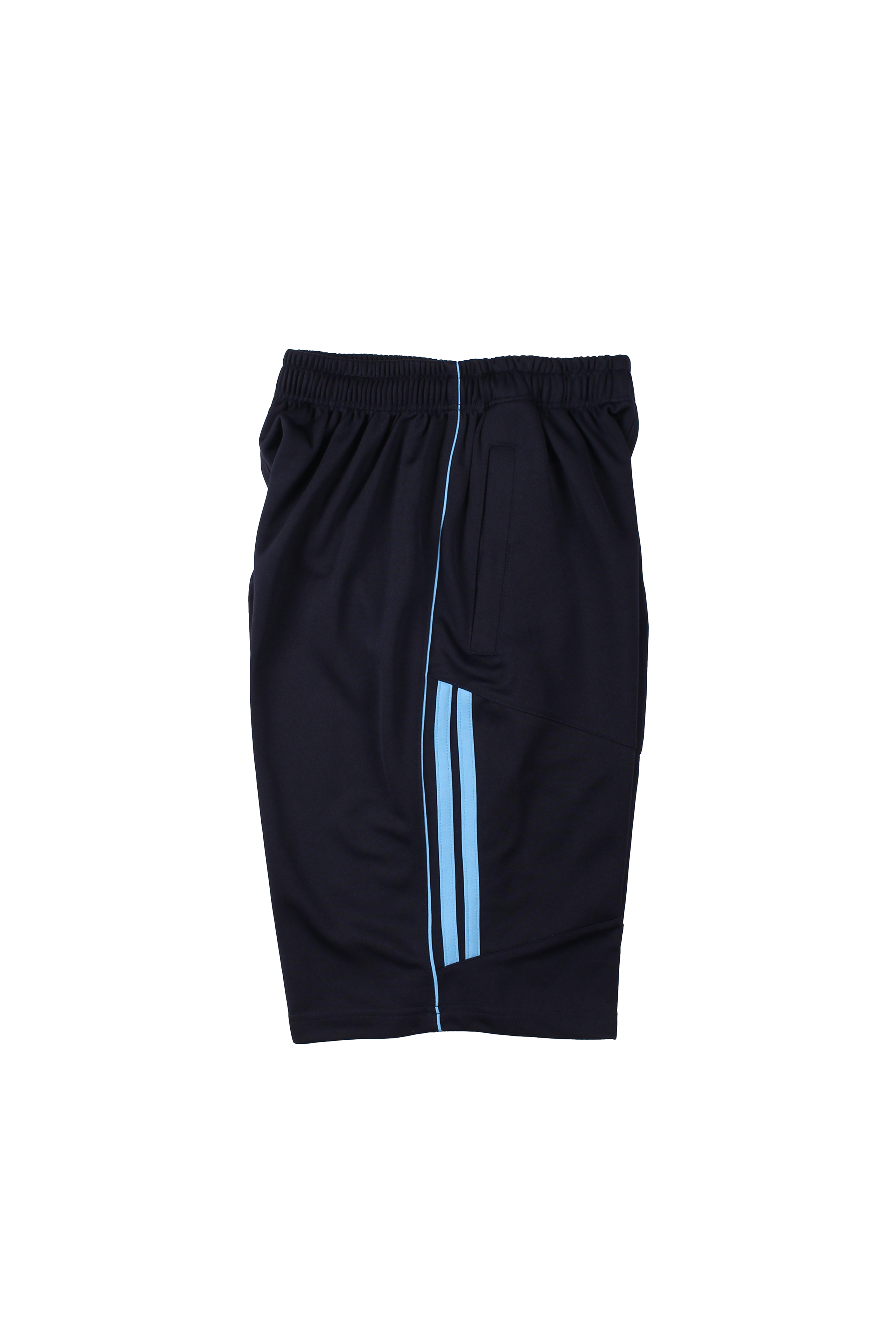 네이비바탕 무릎선 반바지