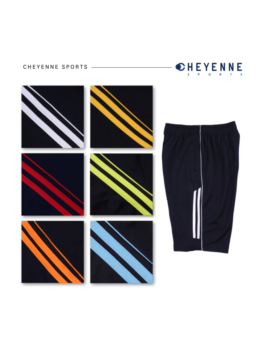 네이비바탕 무릎선 반바지