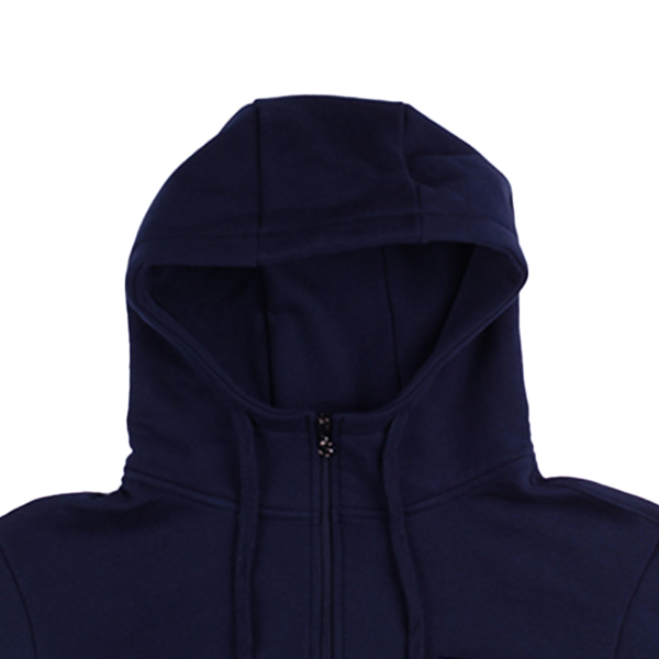 네이비 무지 후드집업