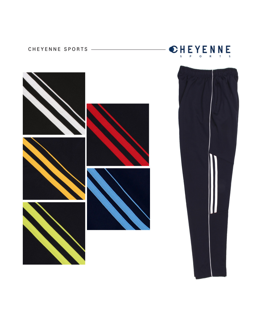 네이비바탕 무릎선 바지