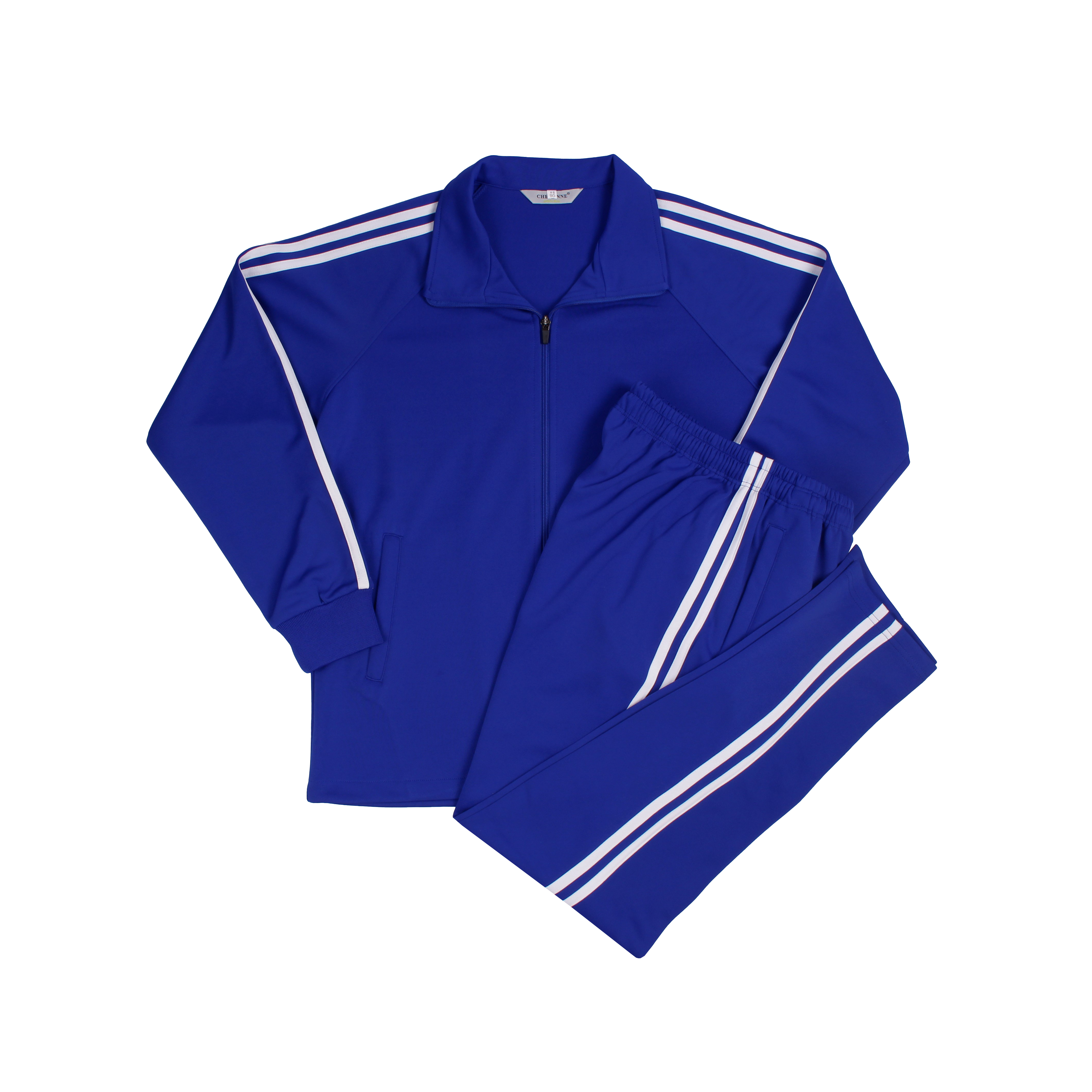 청색 흰색 2선 동복세트