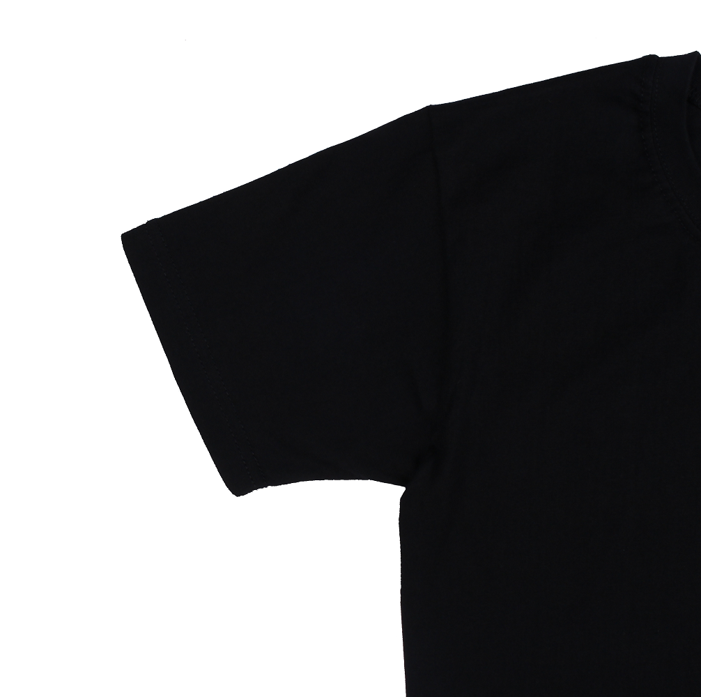 1+1 검정색 반팔티셔츠(20수)