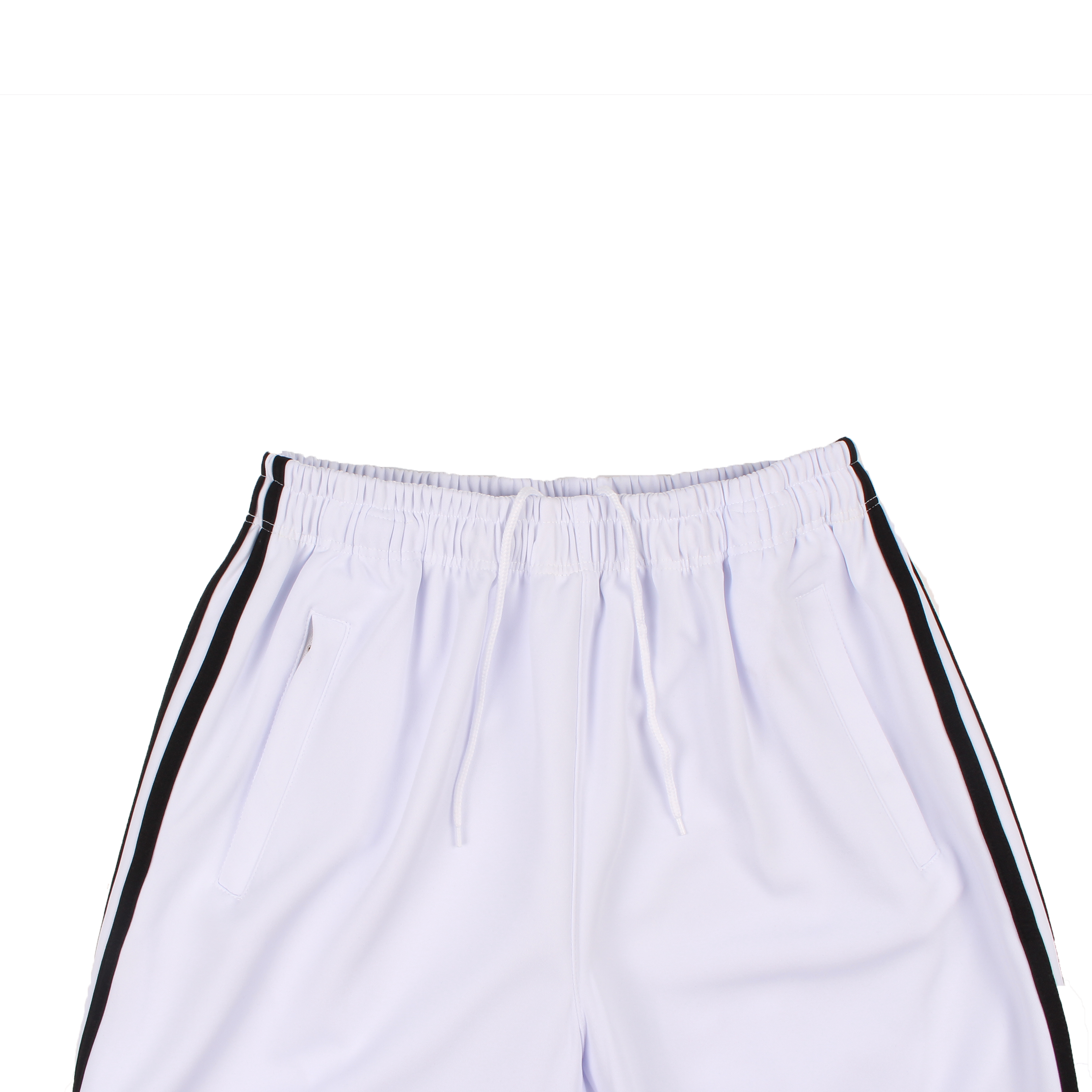 화이트 검정2선 바지