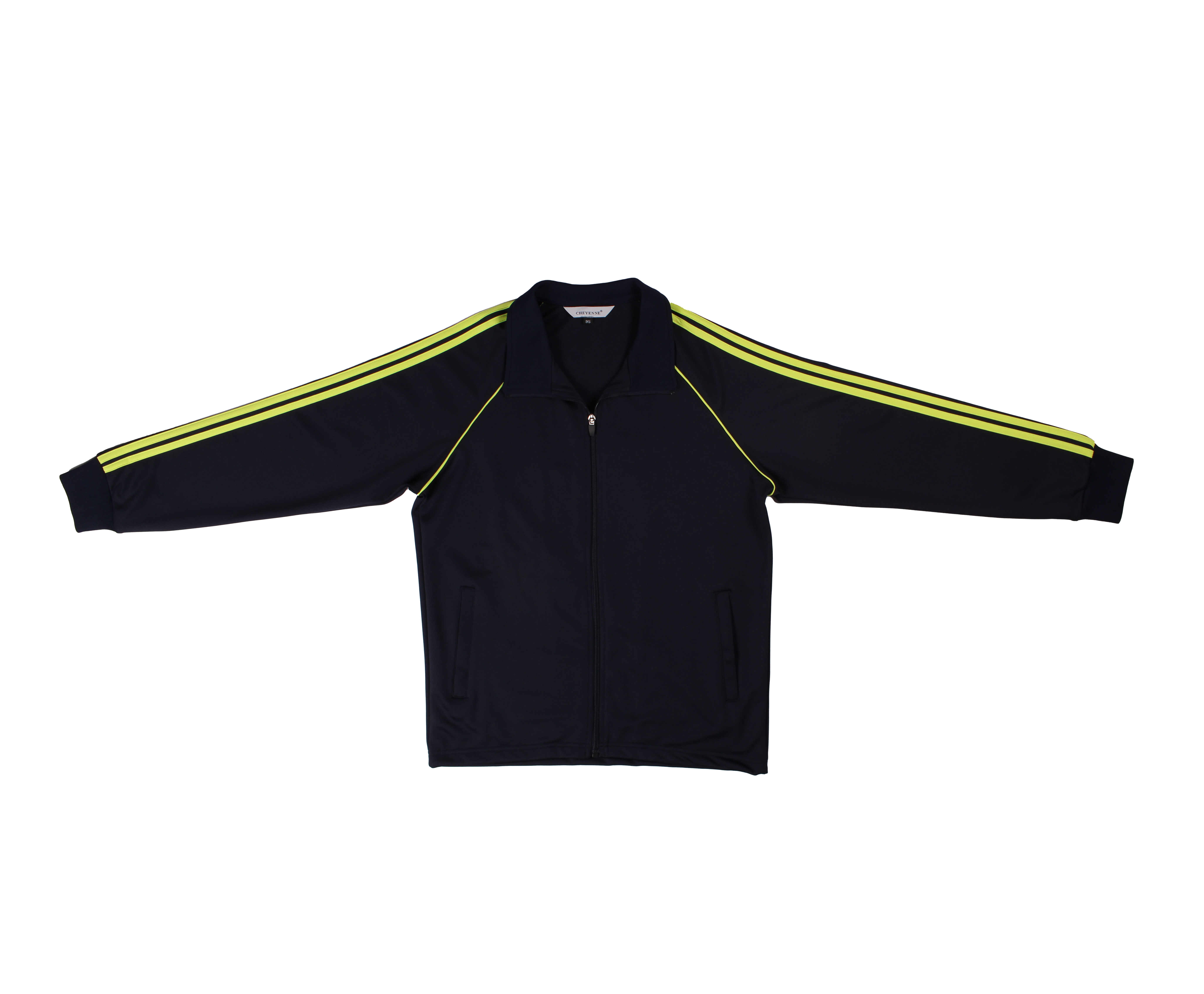 네이비 연두2선(양옆 얇은선) 동복상의