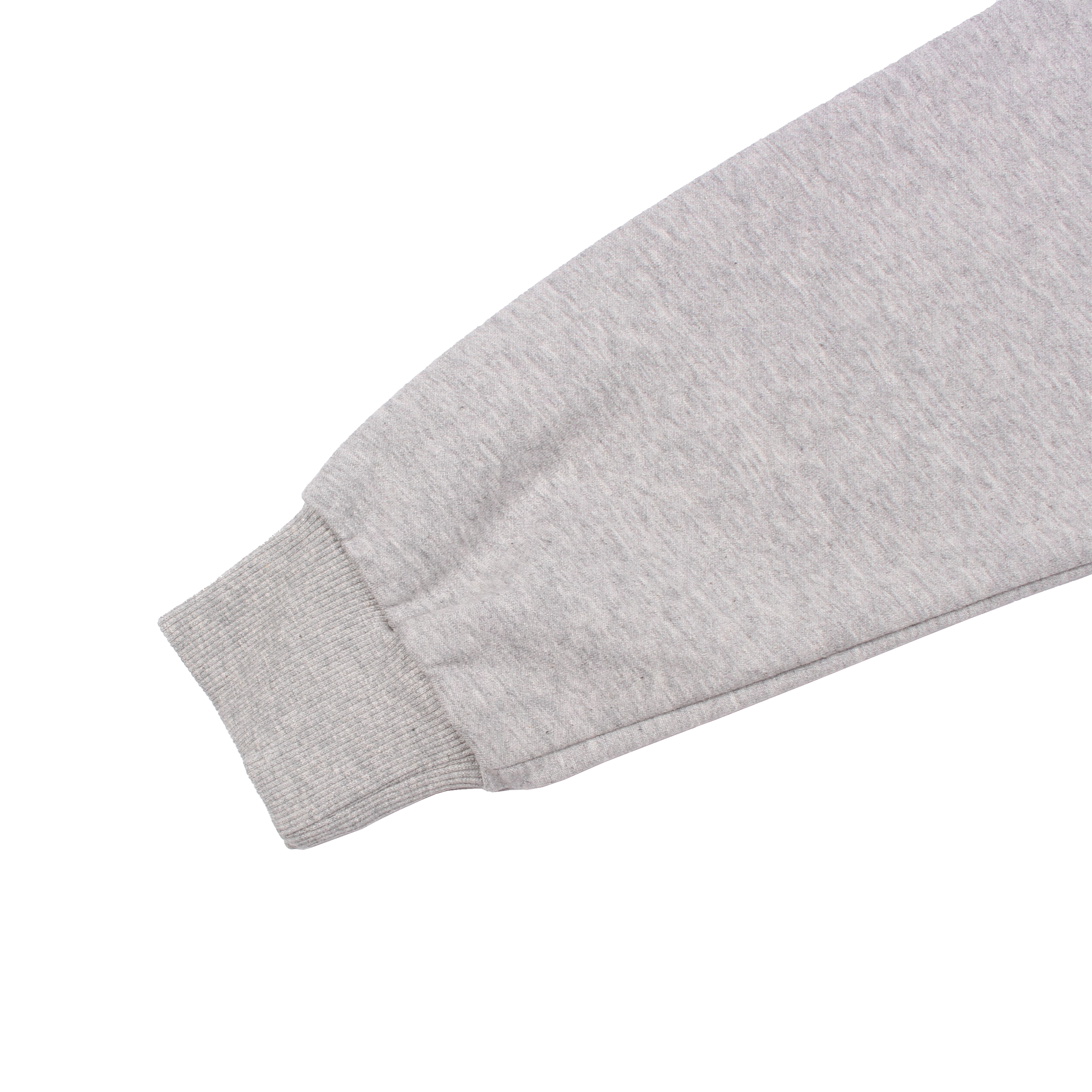 그레이 멜란지 후드집업