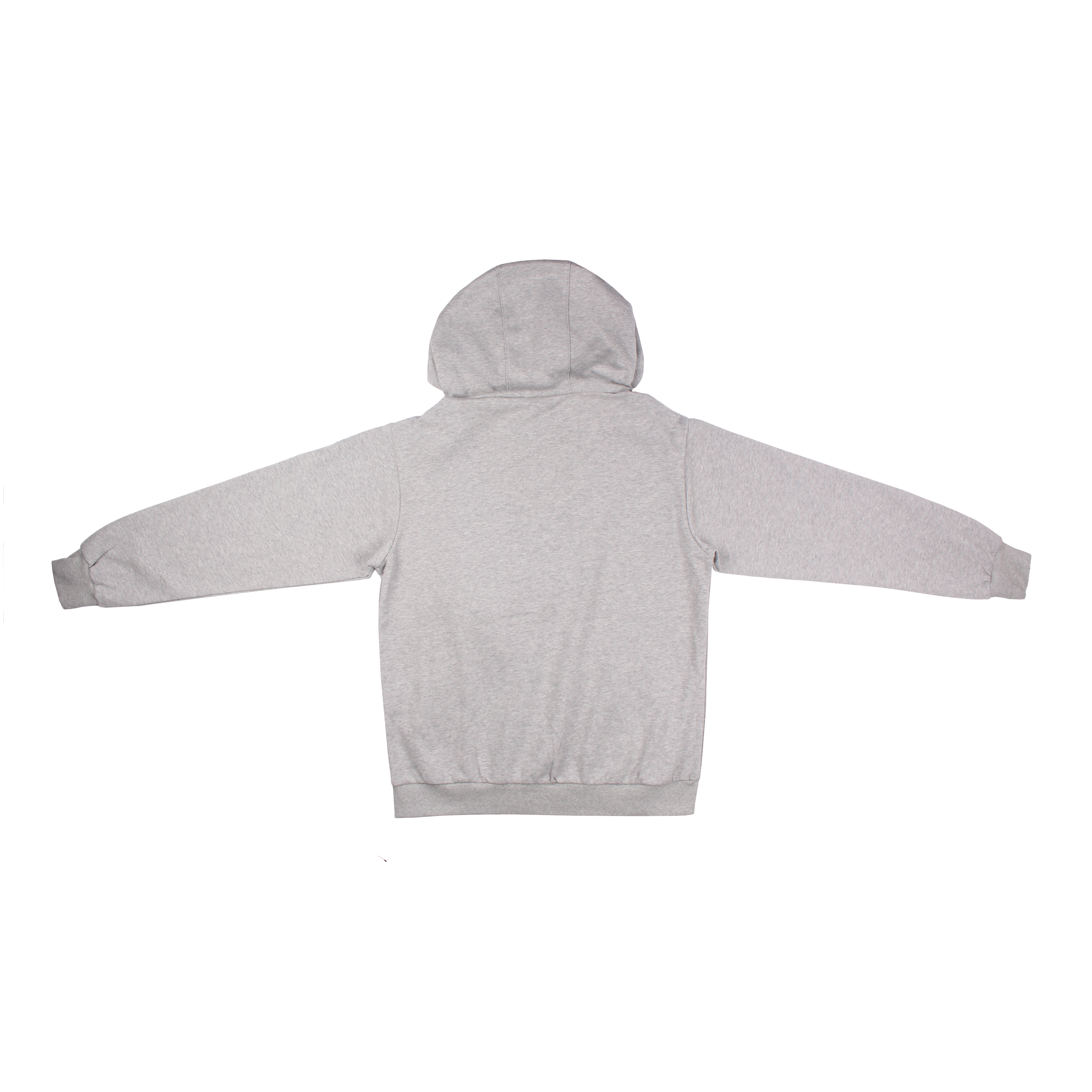 그레이 멜란지 후드집업