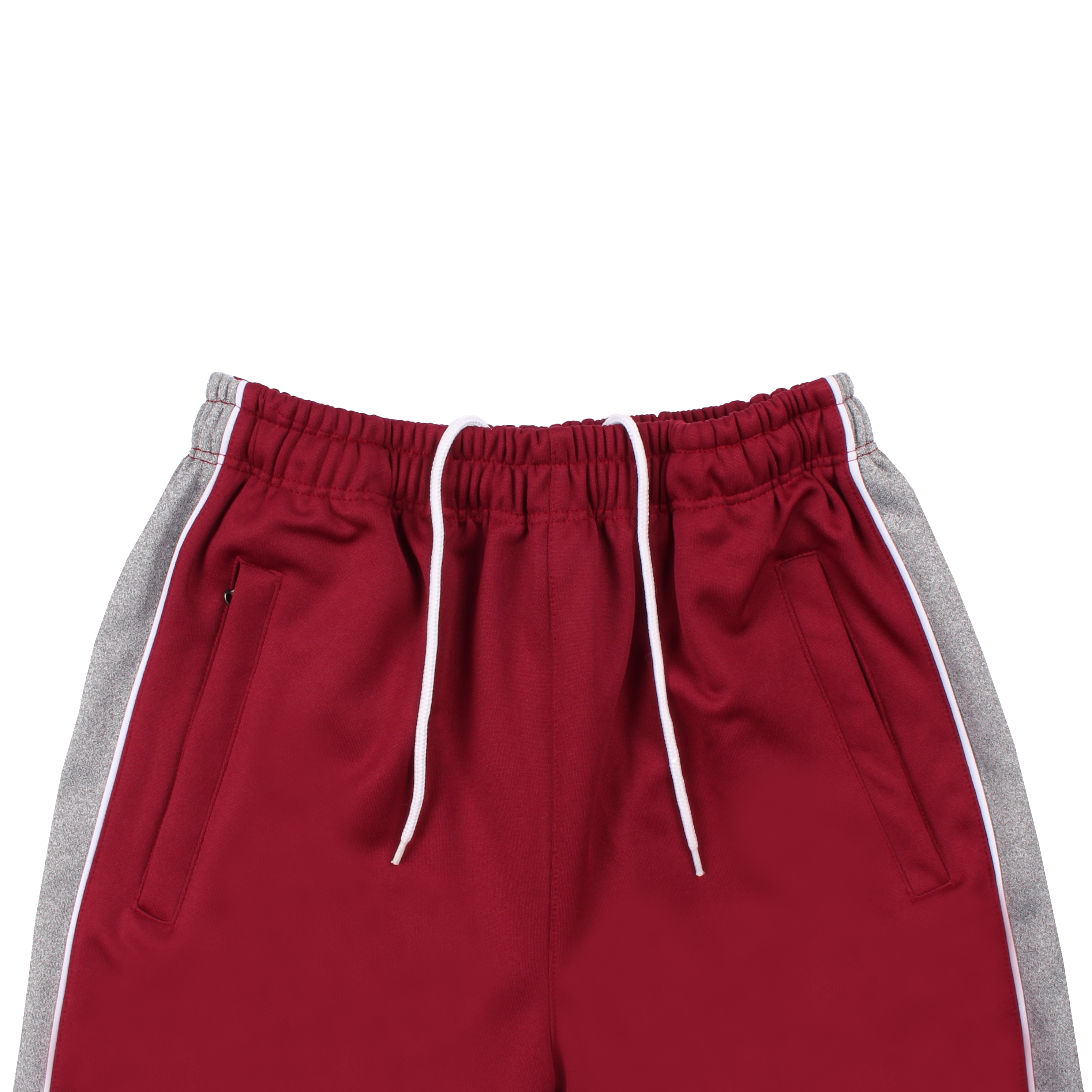 자주 멜란지(양옆흰선) 5.0와이드선 바지