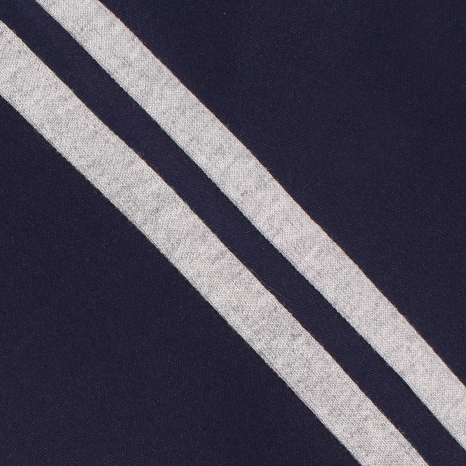 멜란지 네이비 2선 반집업 동복상의(시보리)