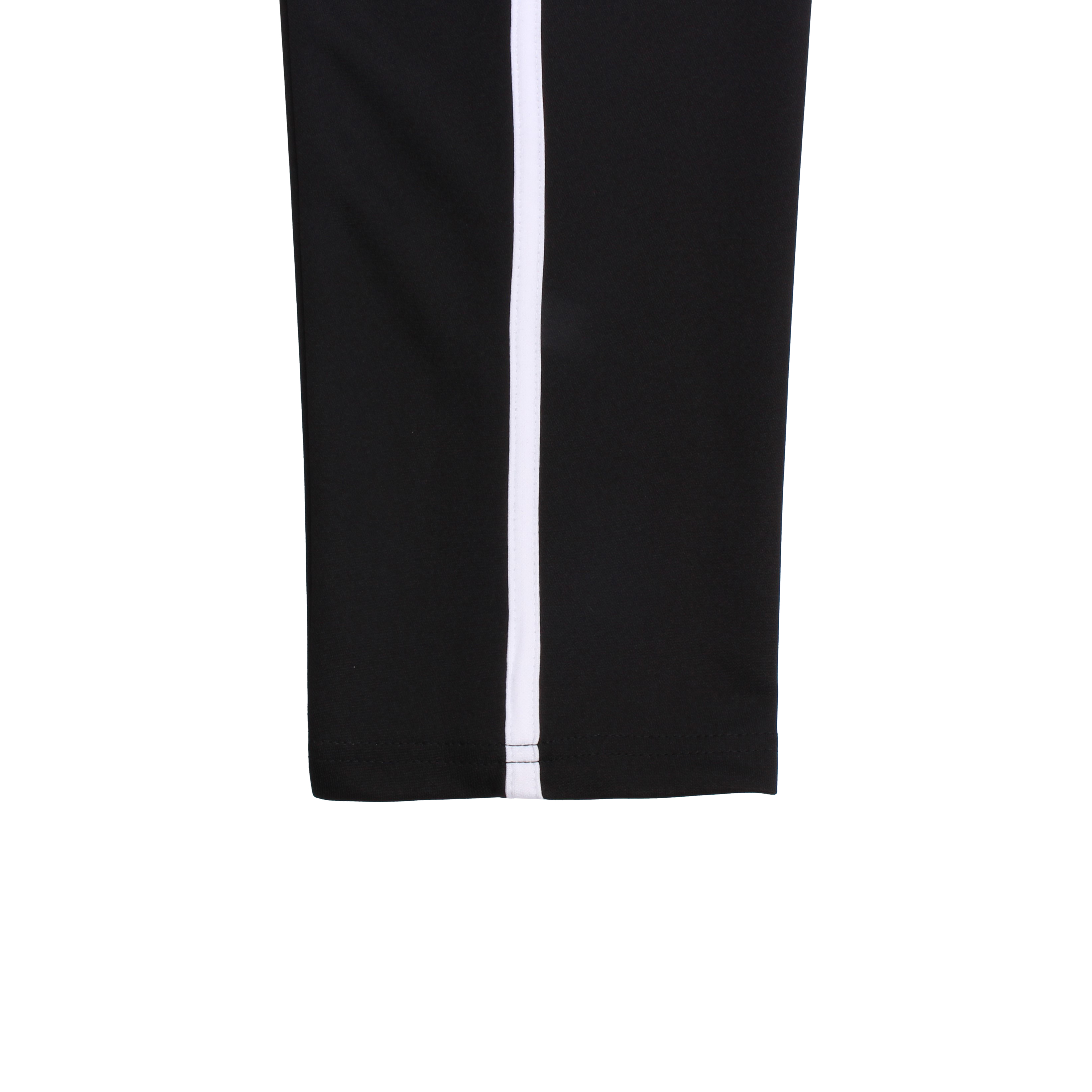 블랙 화이트 원라인 바지