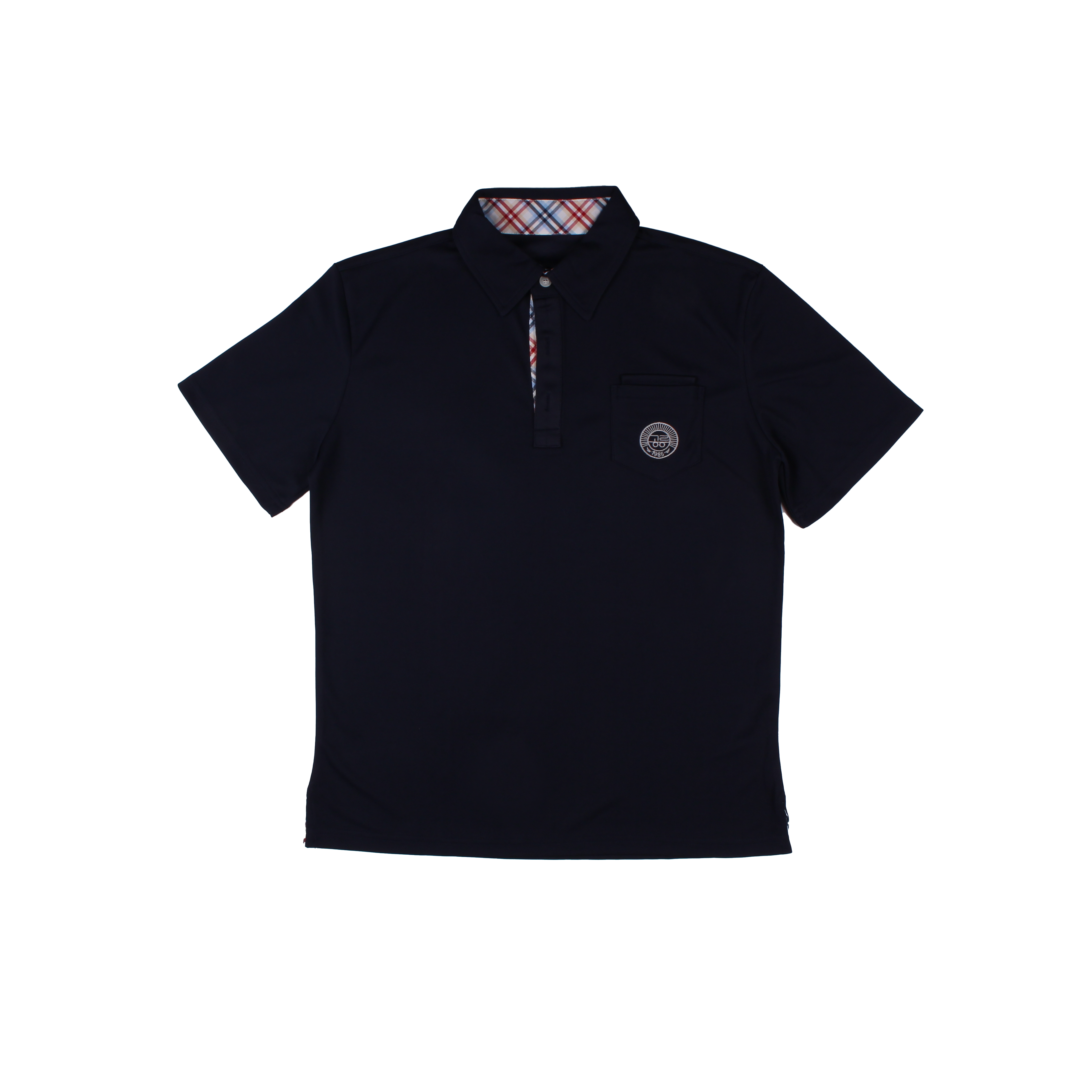 공릉중 교복 네이비 반팔티셔츠