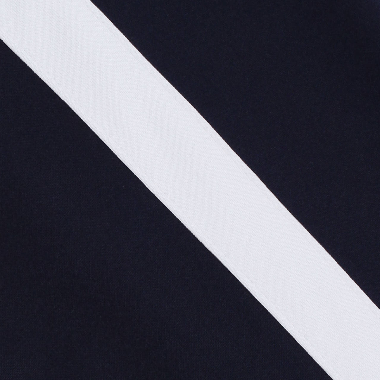 [기모] 네이비 흰색 3.0 와이드선 기모바지