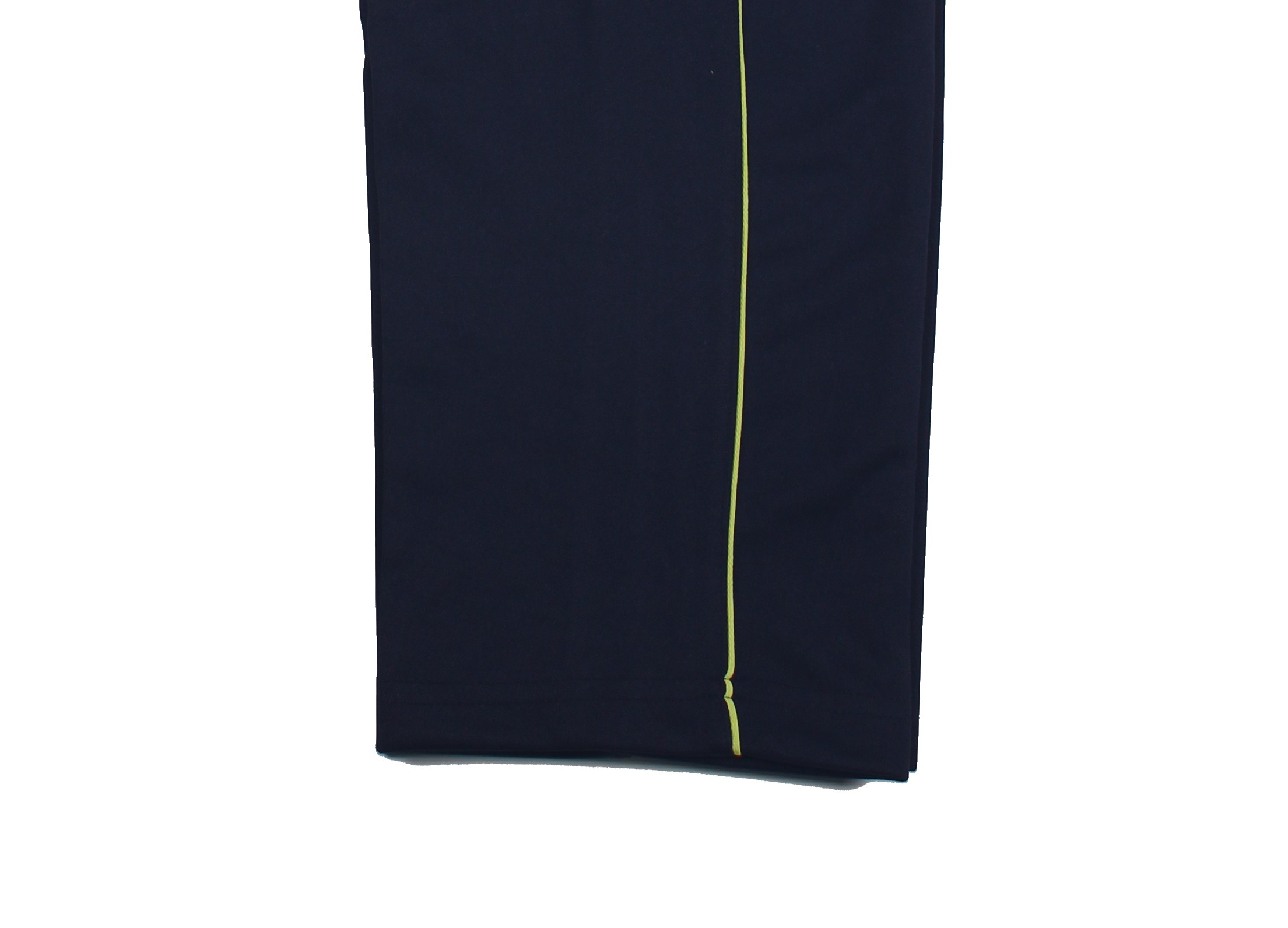 [기모] 네이비 연두 무릎선 기모바지