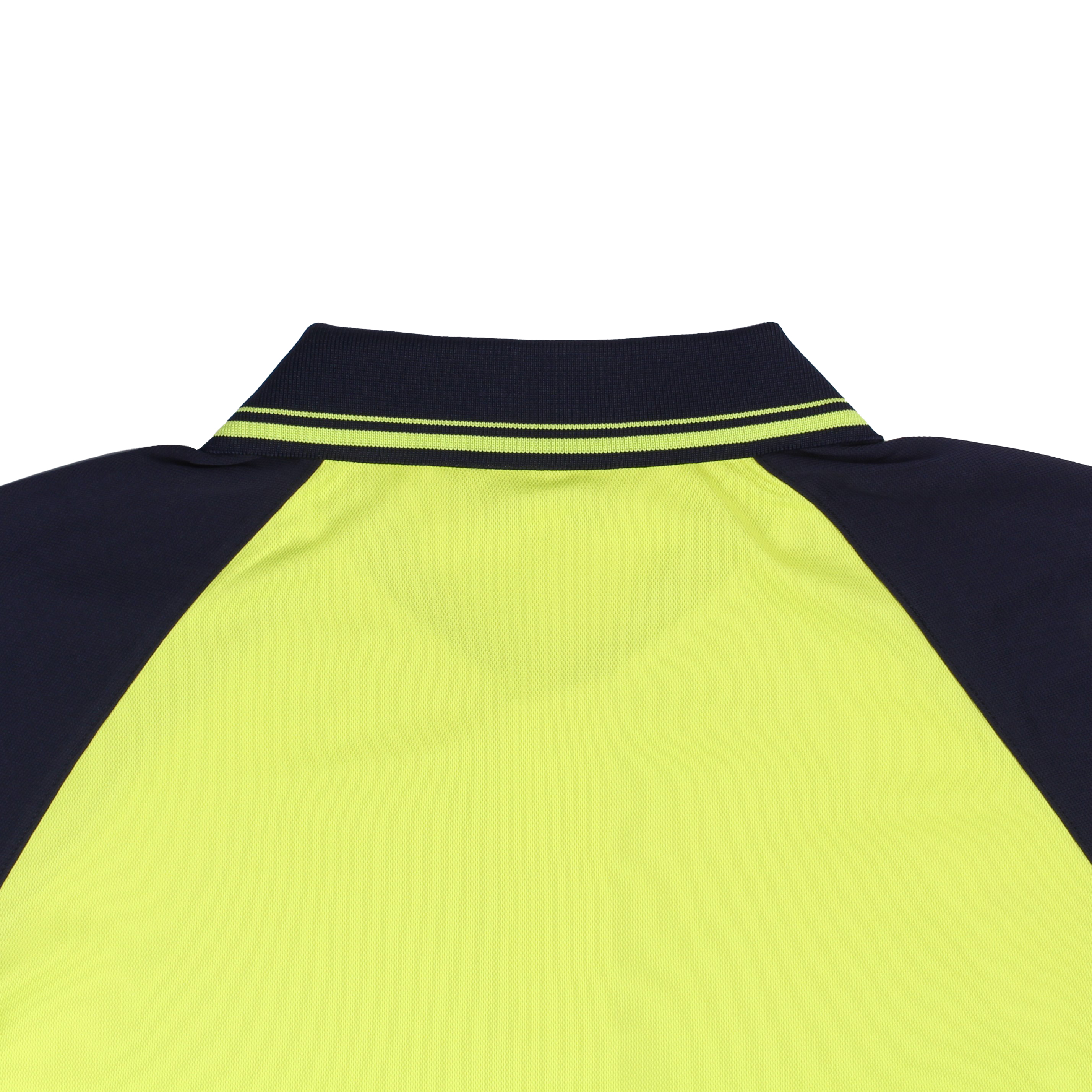 연두 네이비 윙 화이트 원앤원 카라 반팔티셔츠