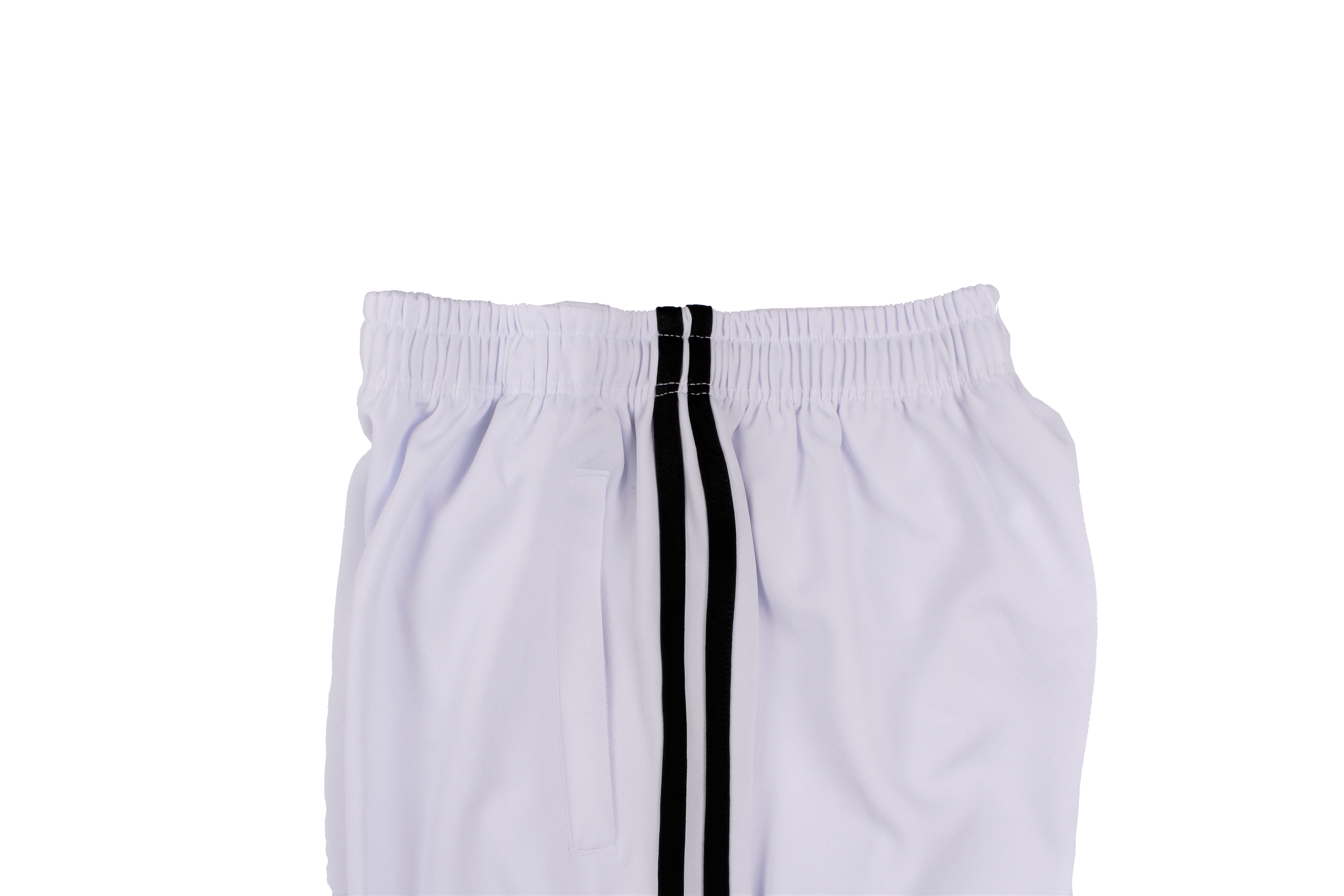 화이트 검정2선 반바지