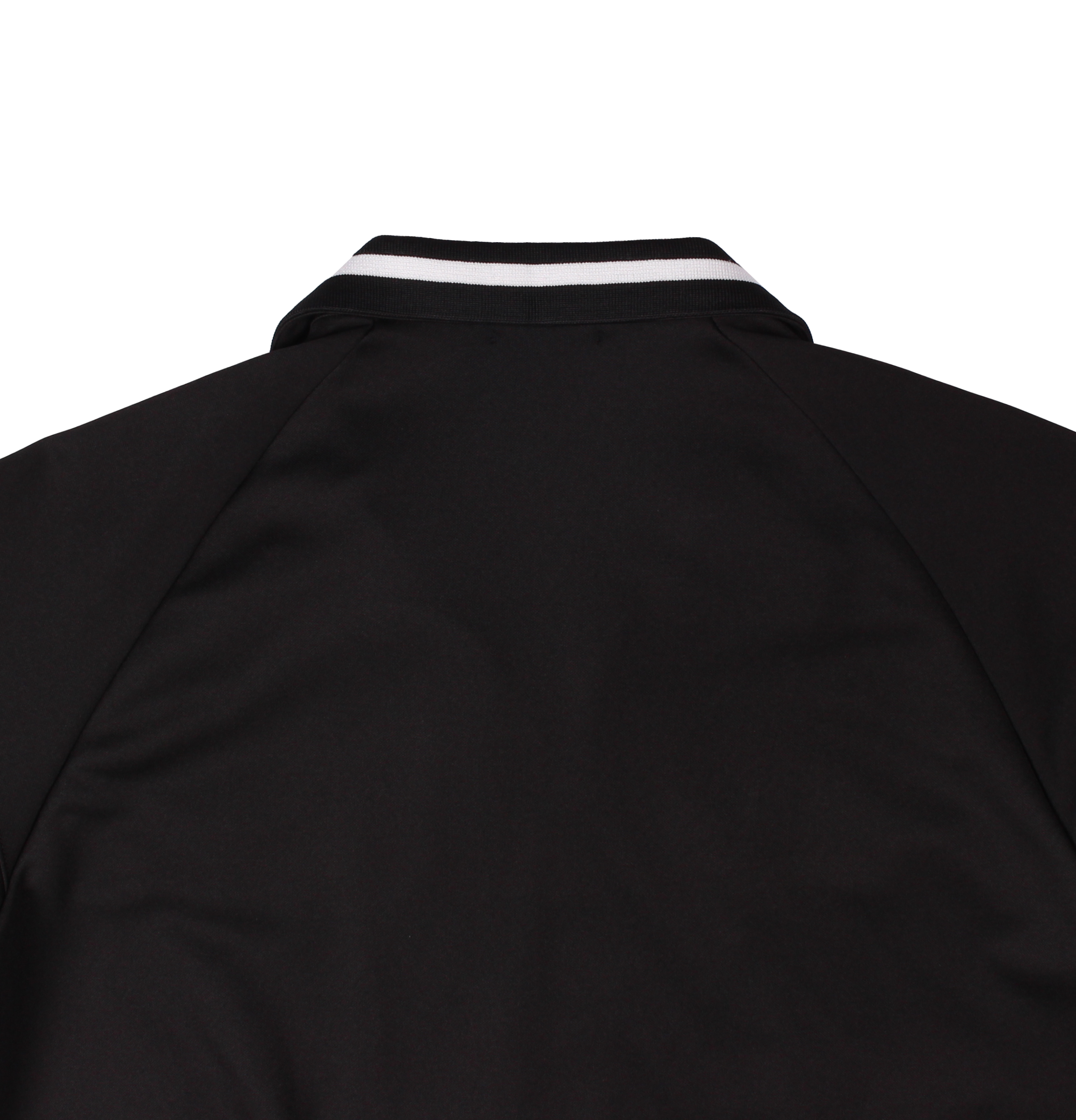 블랙 화이트링 2선 집업 동복상의(시보리)