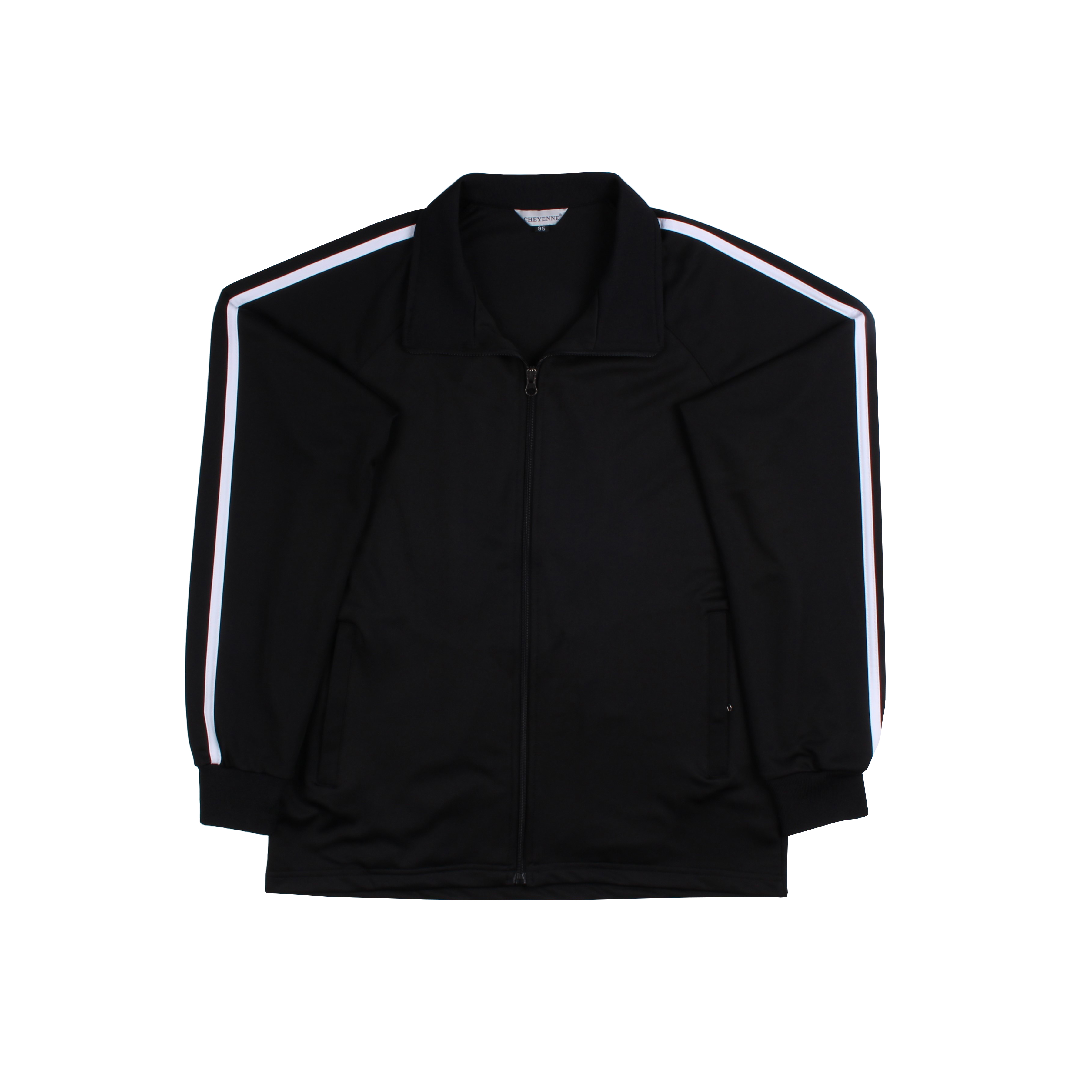 블랙 화이트 원라인 동복세트