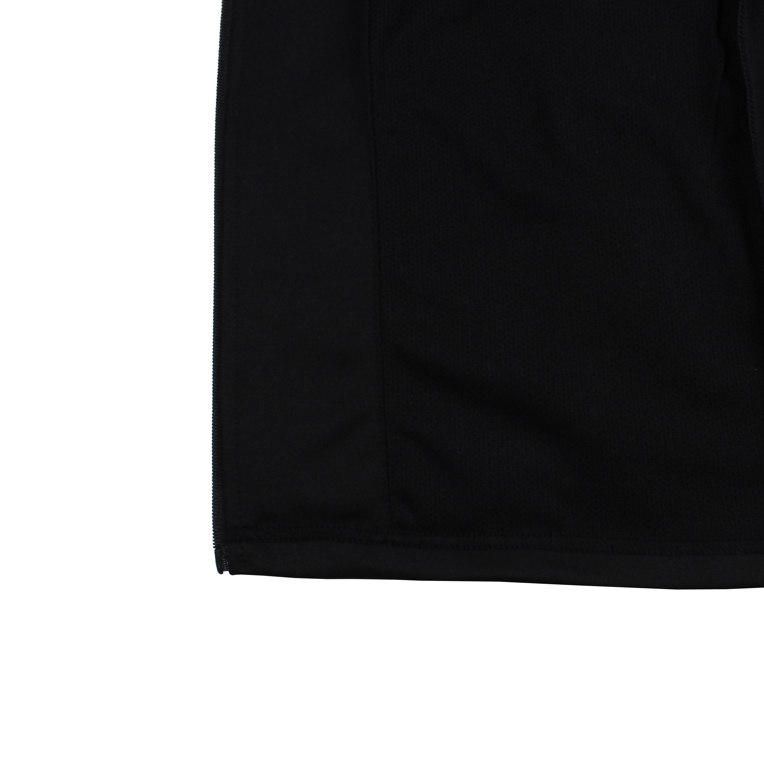 블랙 화이트 원라인 집업 동복상의 학교 긴팔 트레이닝복