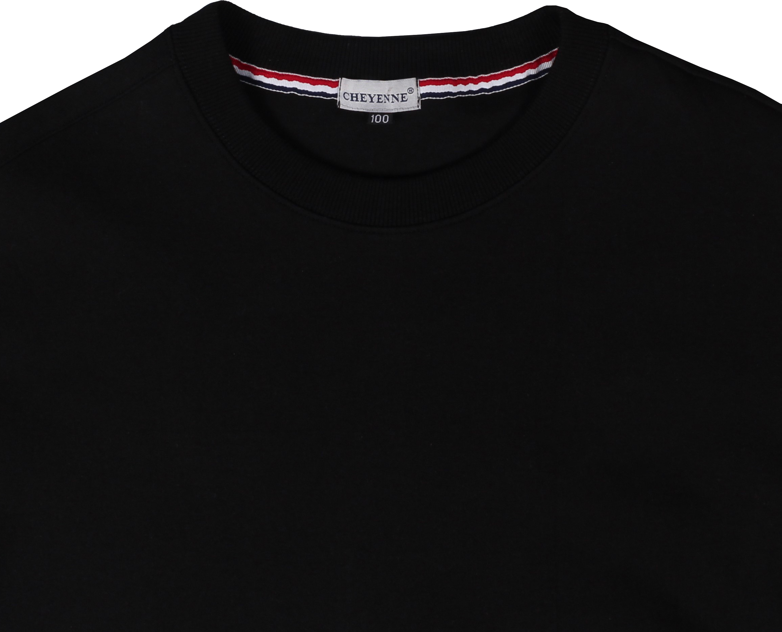 블랙 무지 맨투맨 기모x맨투맨 (검정)