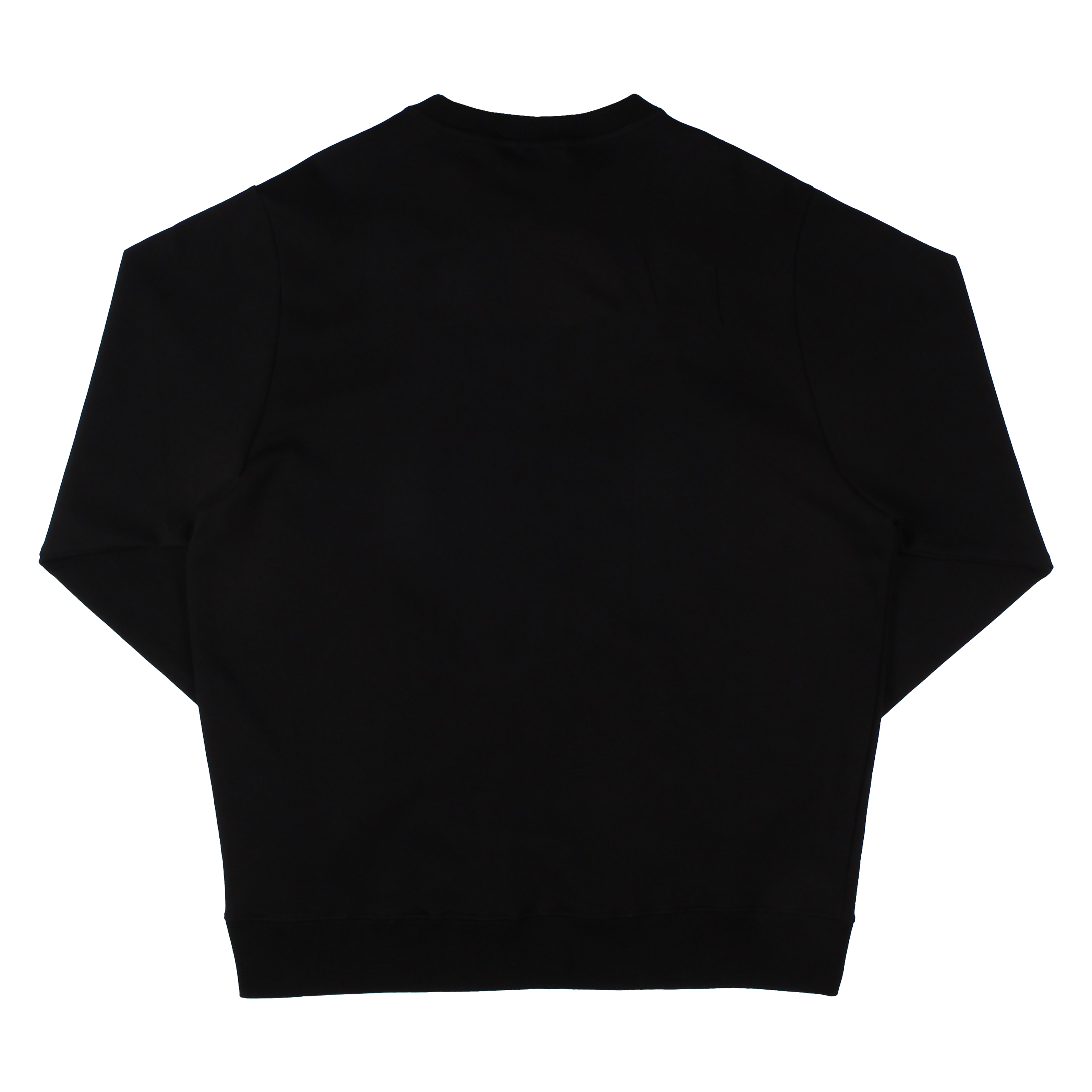 블랙 무지 맨투맨 기모x맨투맨 (검정)