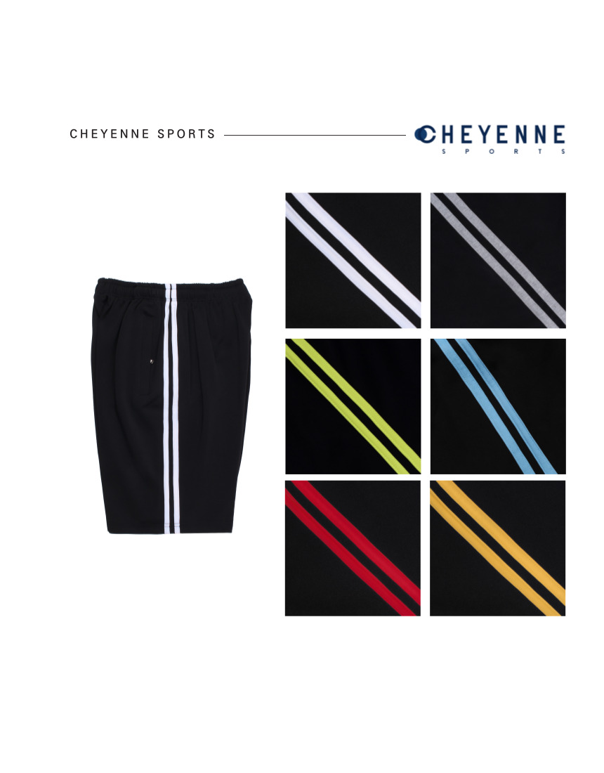 블랙바탕 2선 반바지