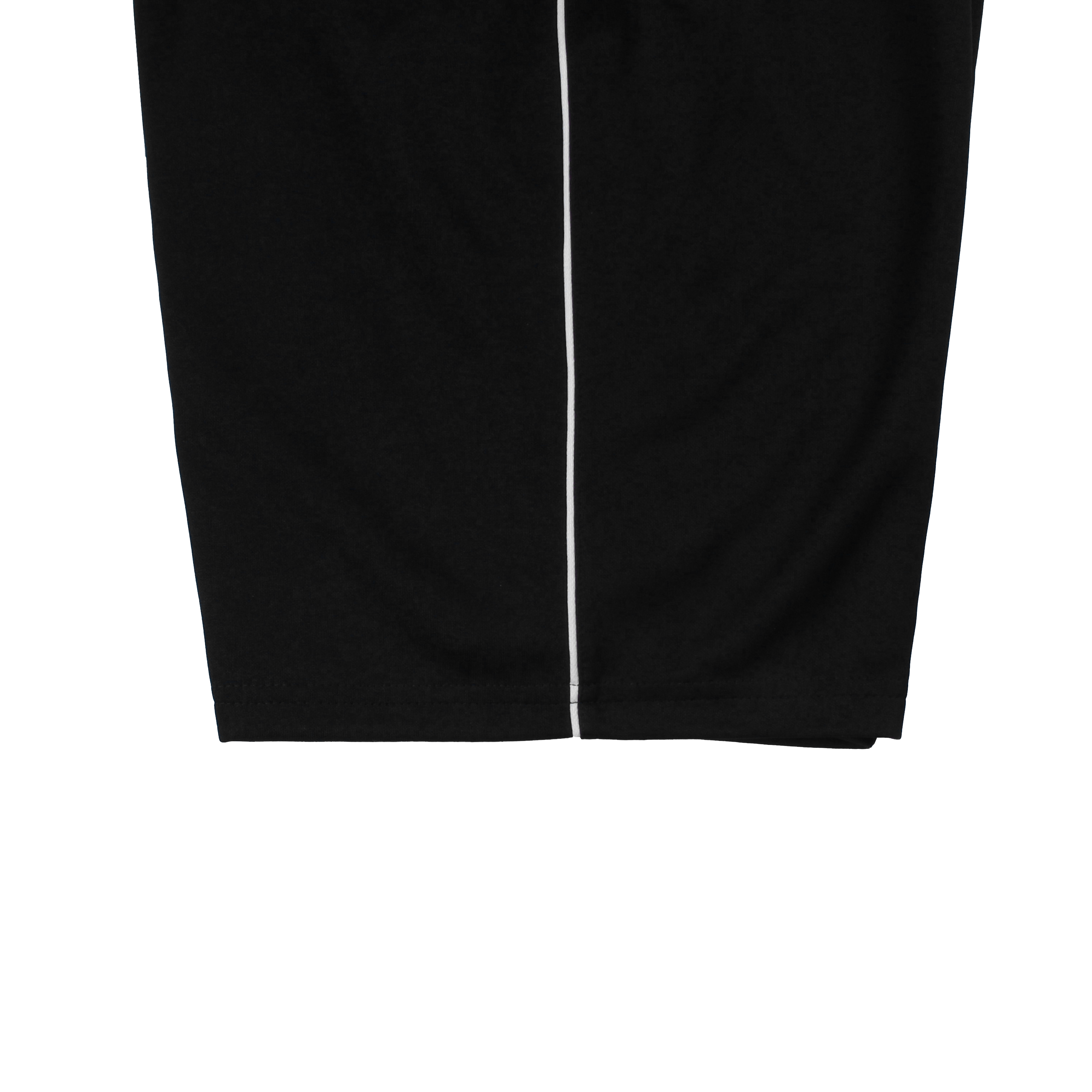 블랙 화이트 하프 반바지