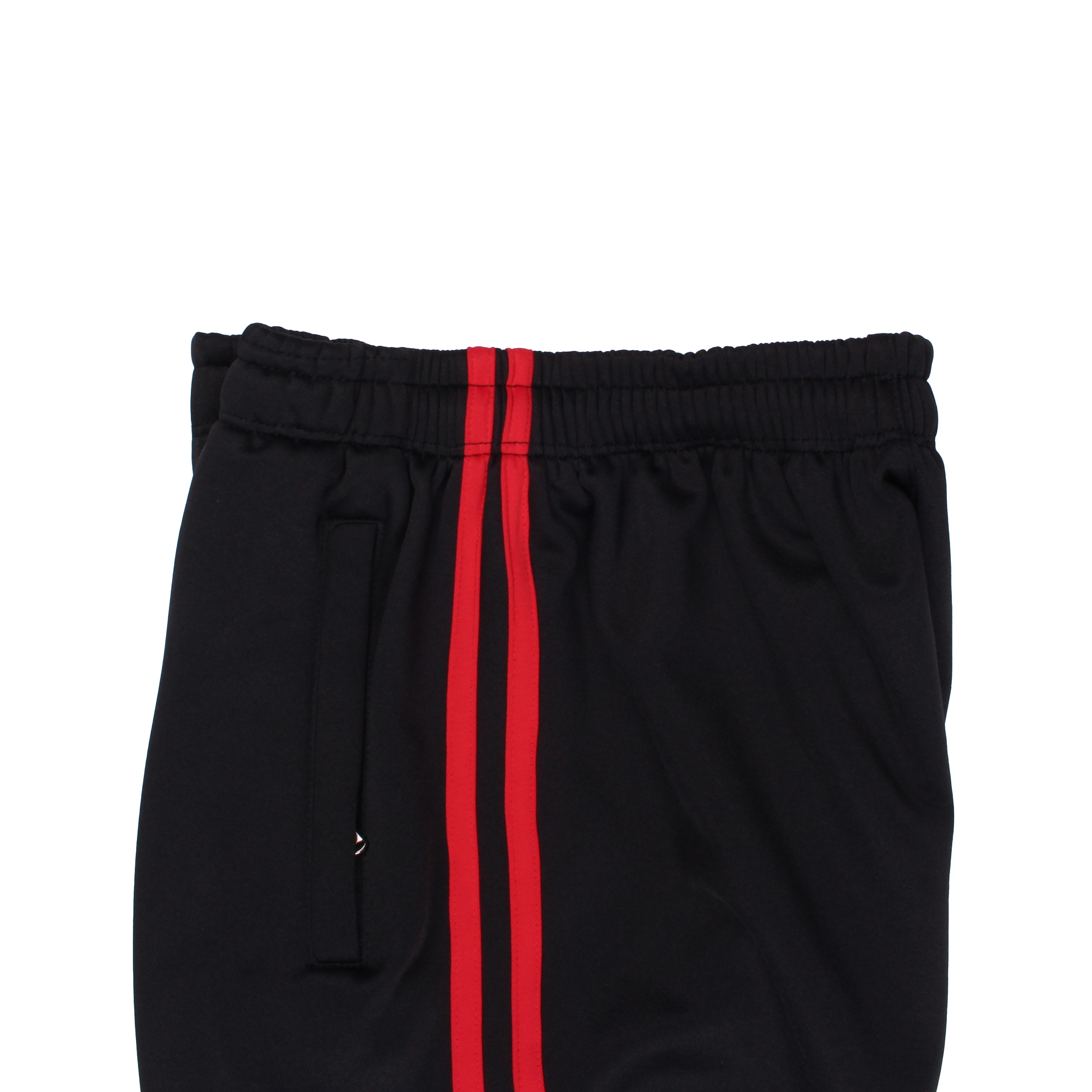 블랙 빨강2선 바지