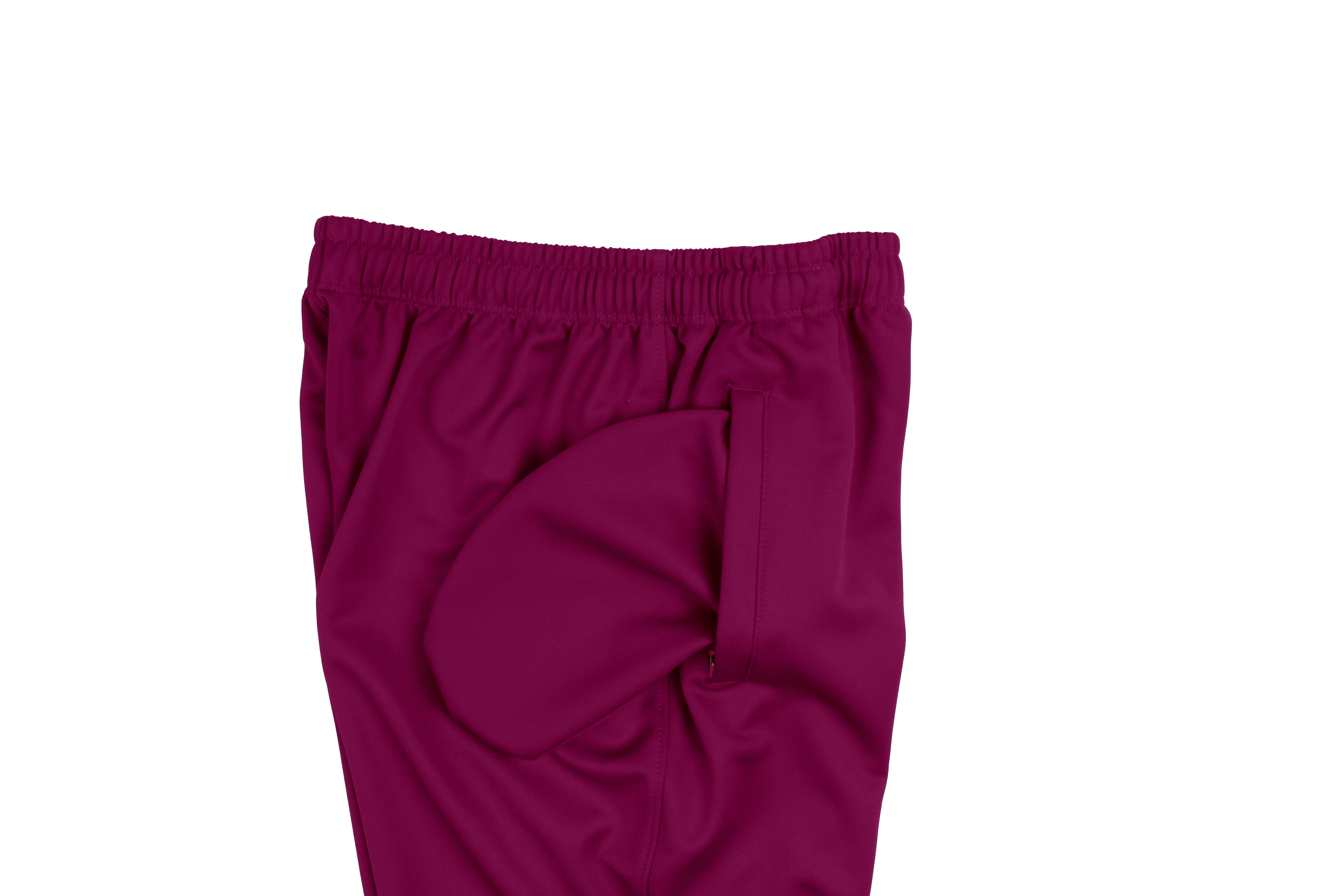 [조거팬츠]자주색 시보리 바지