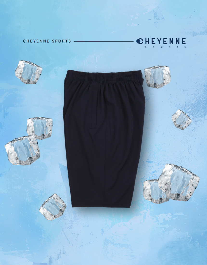 [쿨링] 네이비 무지 쿨링 반바지