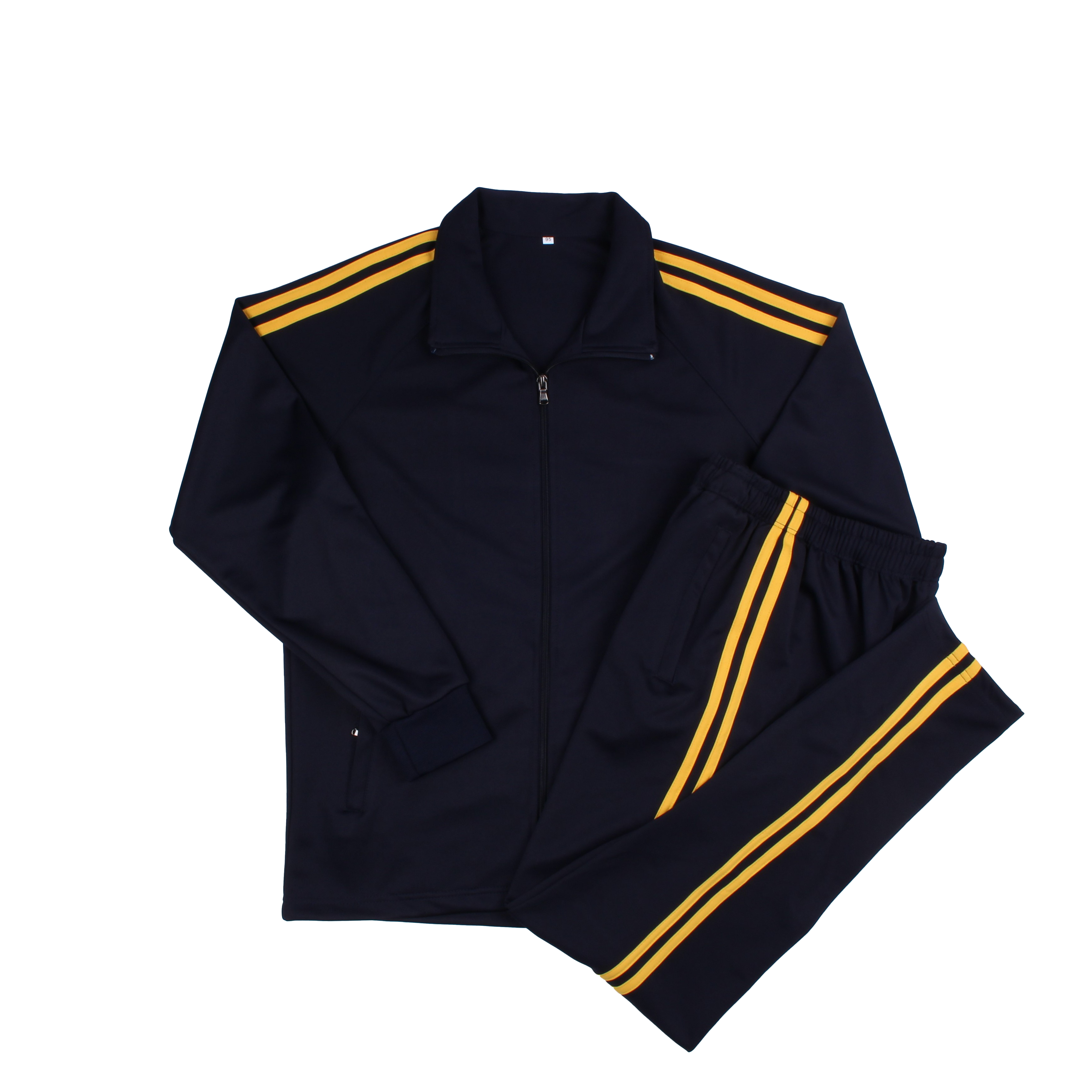 네이비 노랑 2선 동복세트