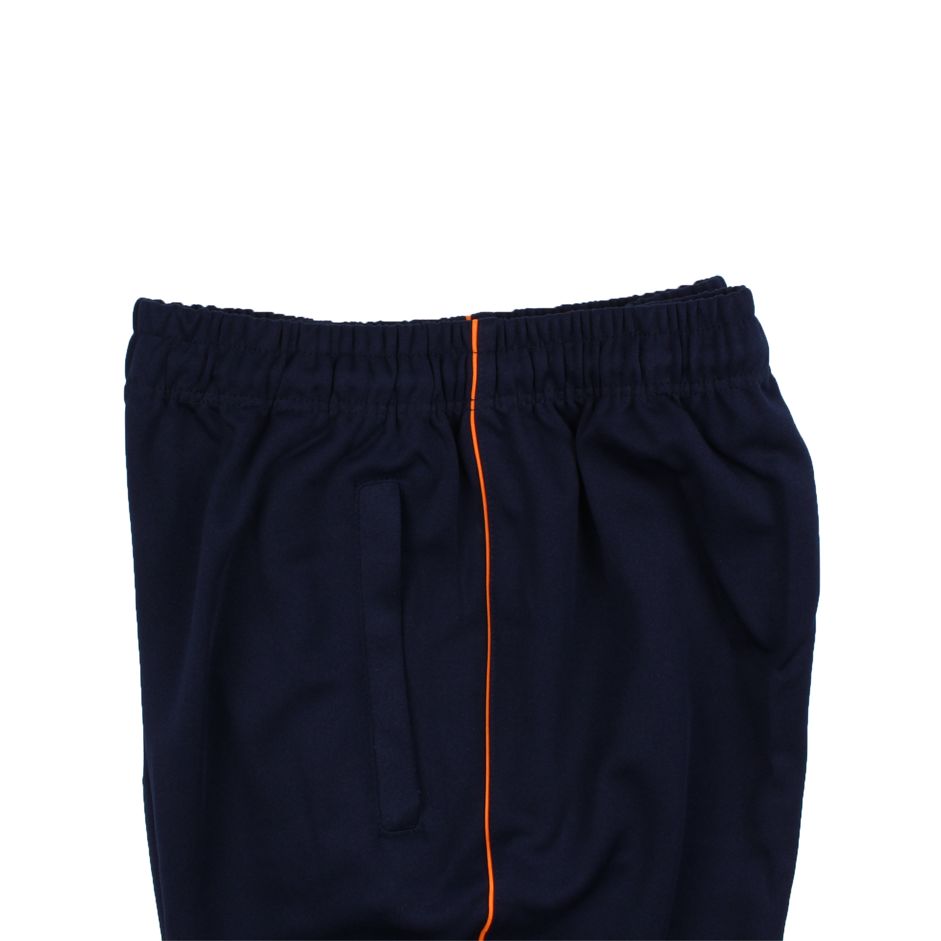 네이비 오렌지 무릎선 바지