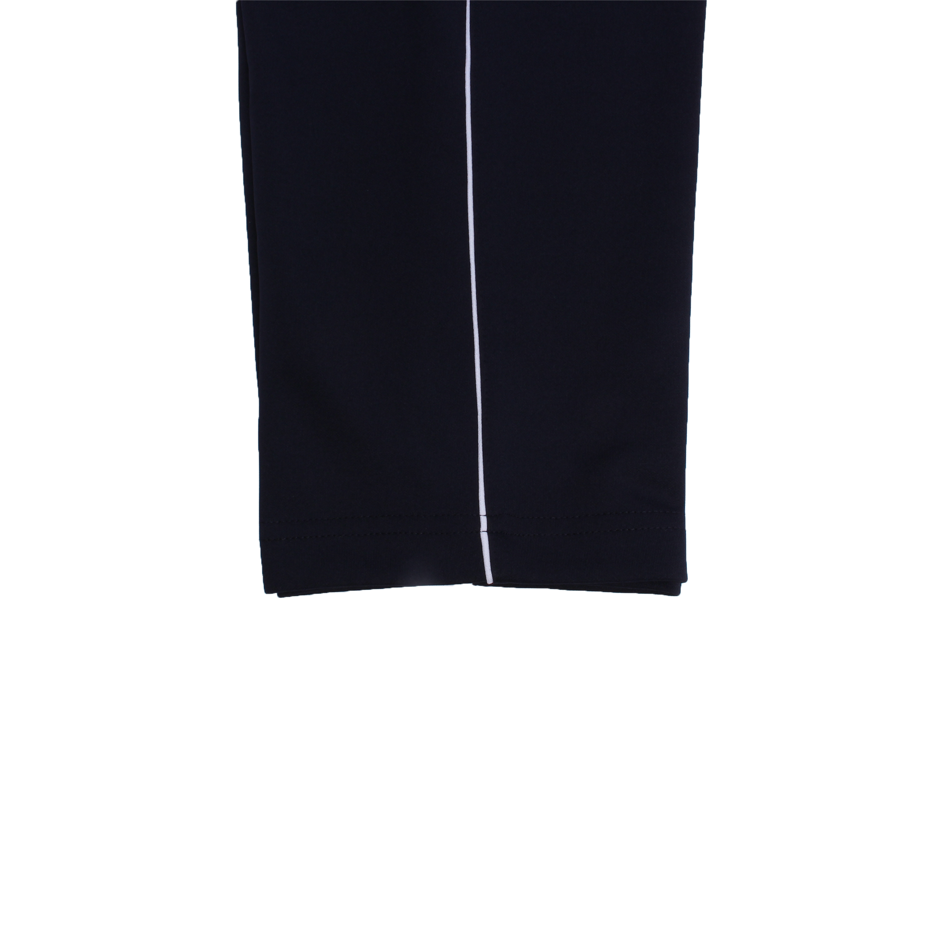 네이비 화이트연두 무릎선 바지