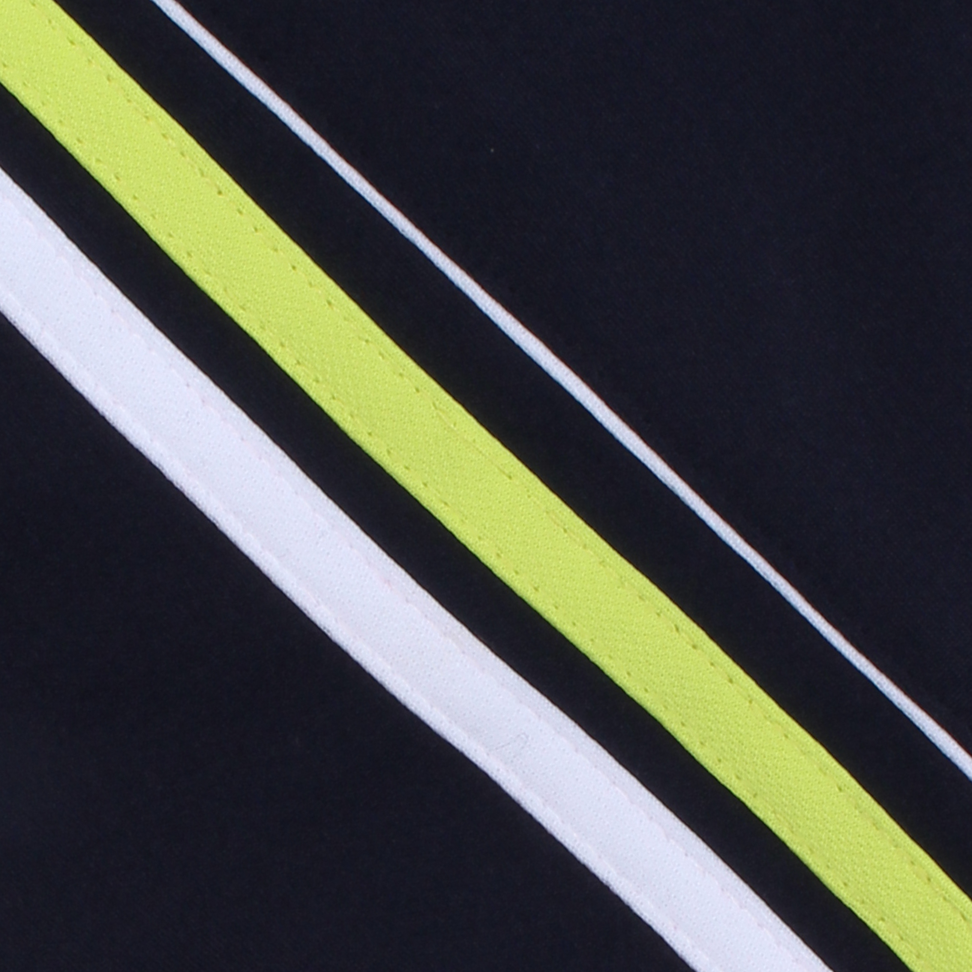 네이비 화이트연두 무릎선 바지