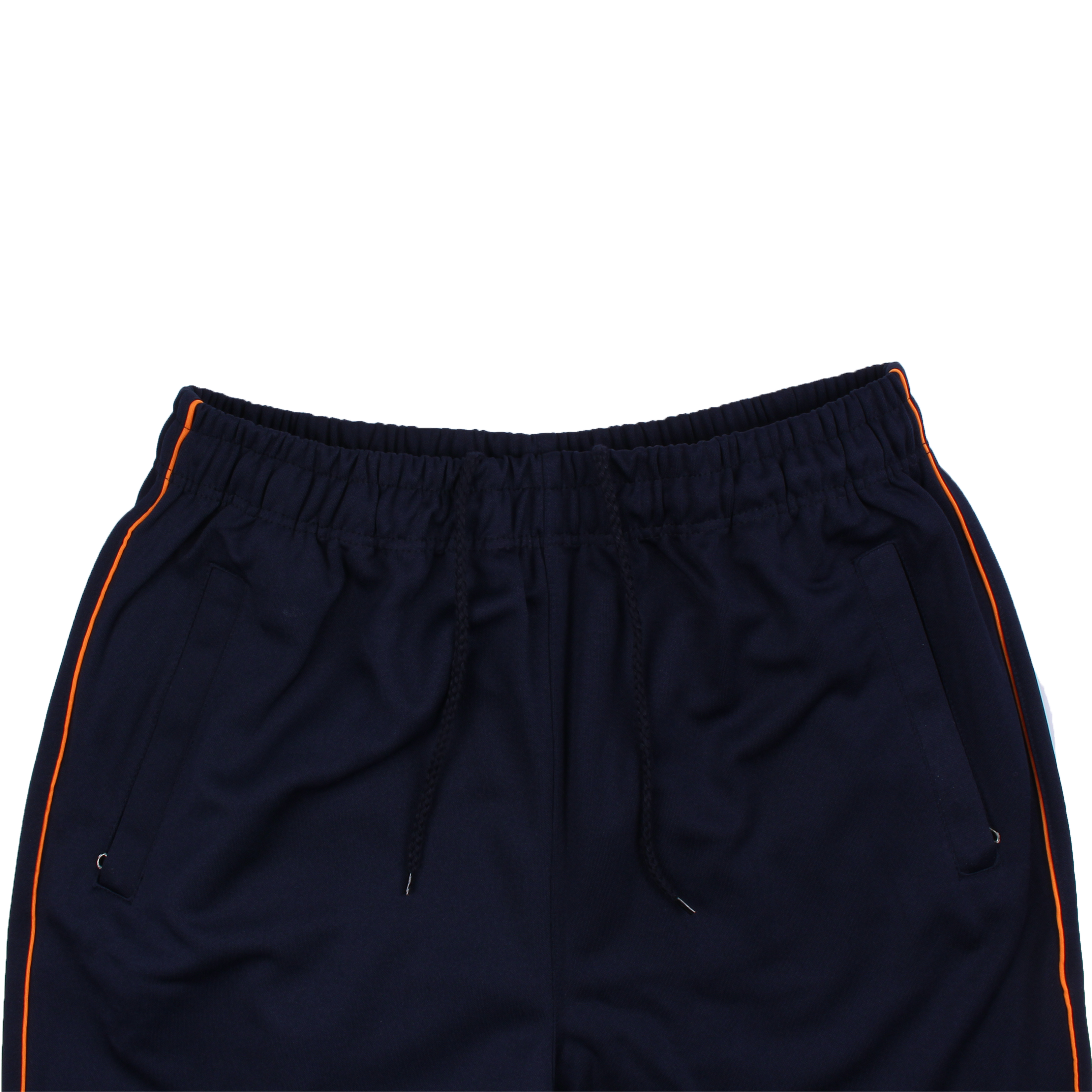 네이비 오렌지 어깨선/하프 동복세트