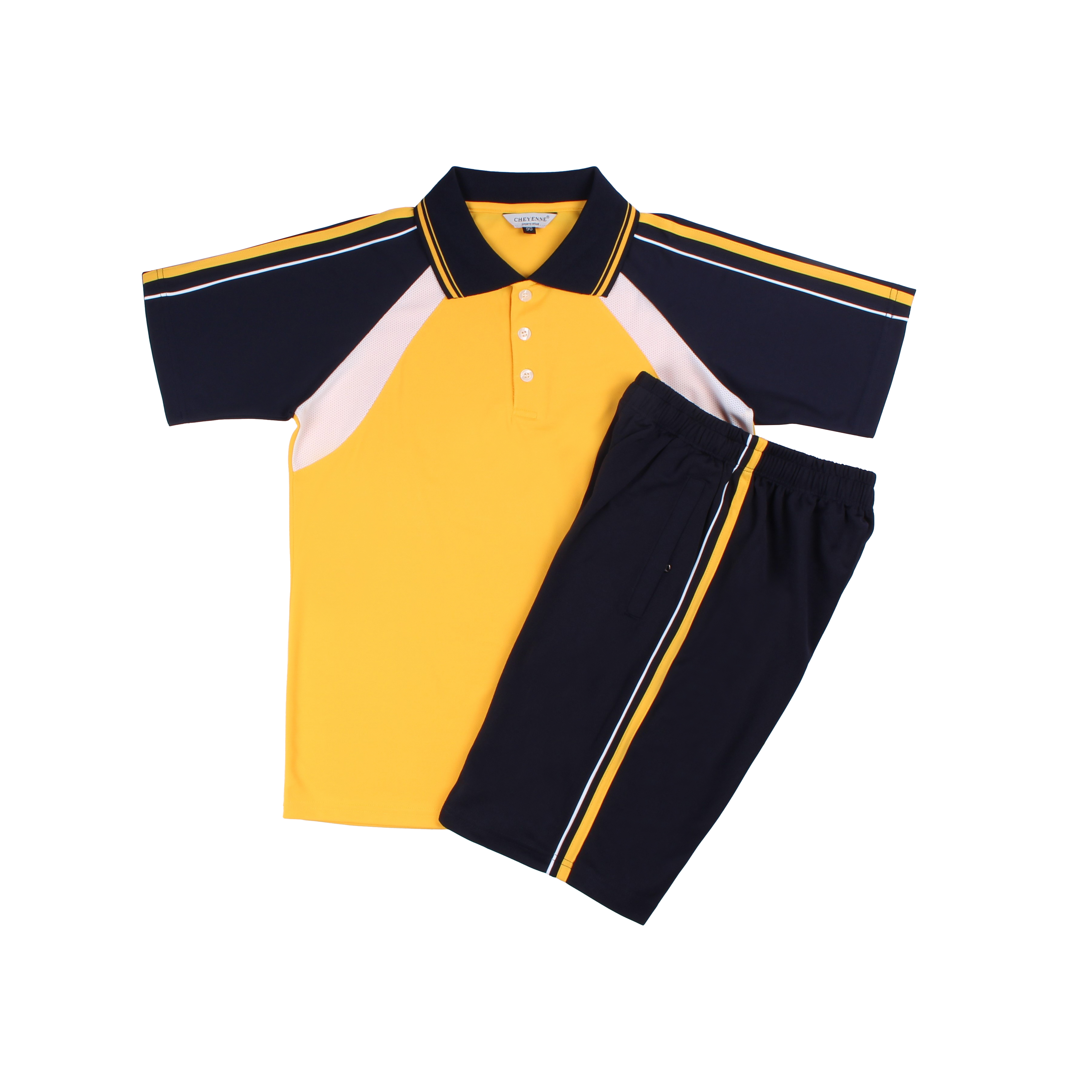 노랑 네이비 윙 화이트 원앤원 하복세트