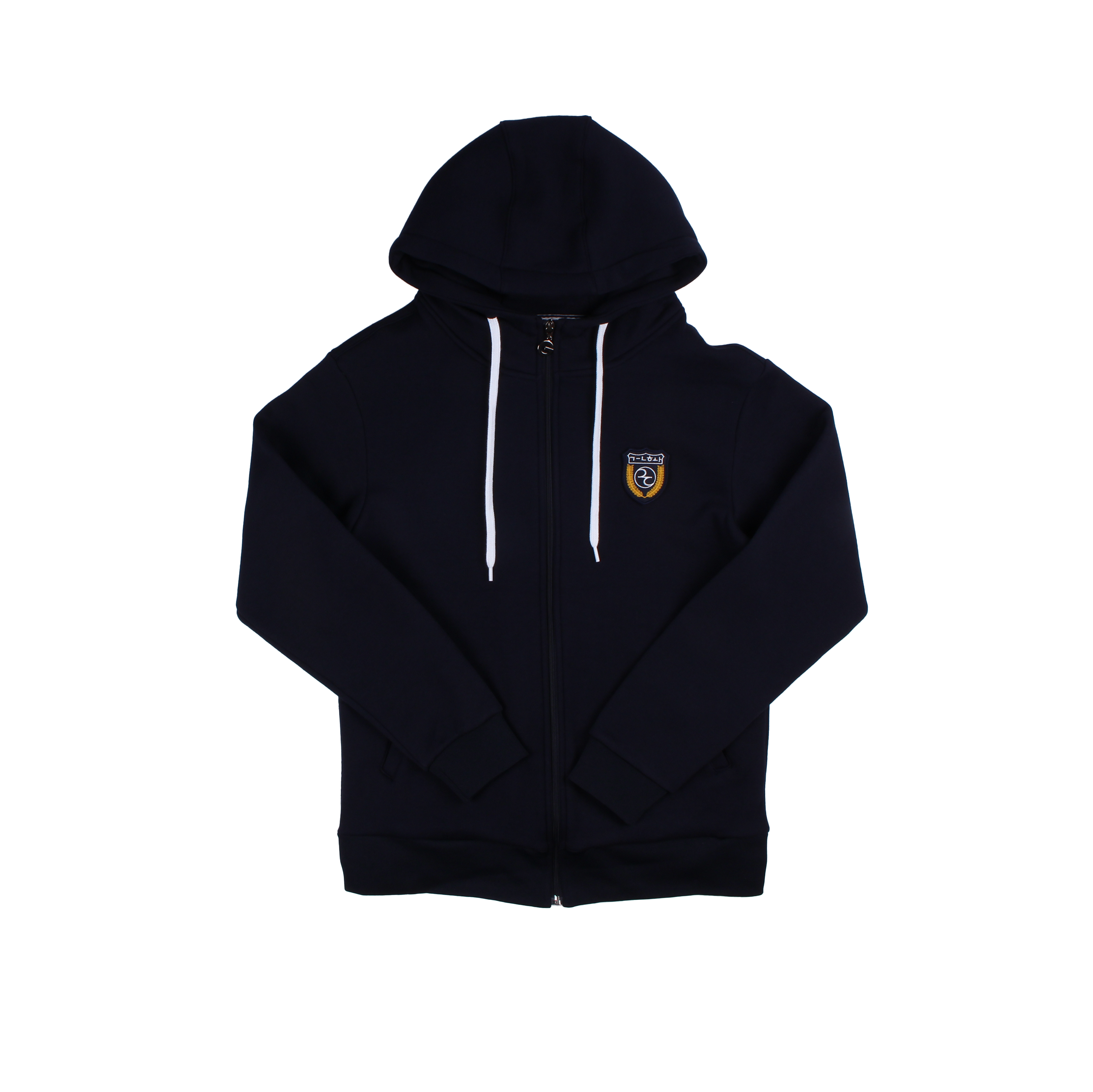 근화여중 네이비 기모 후드집업