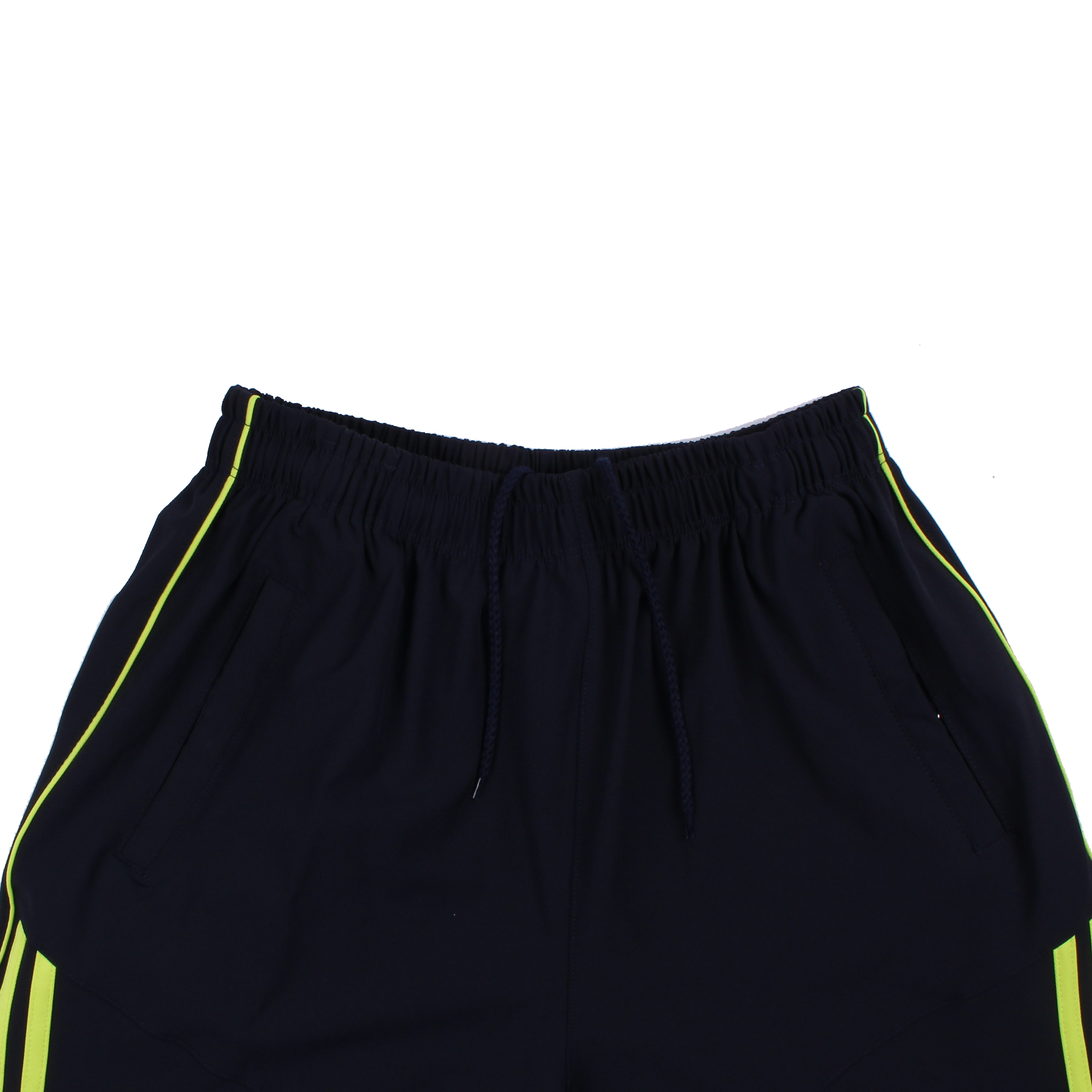 [쿨링] 네이비 연두 무릎선 쿨링 반바지