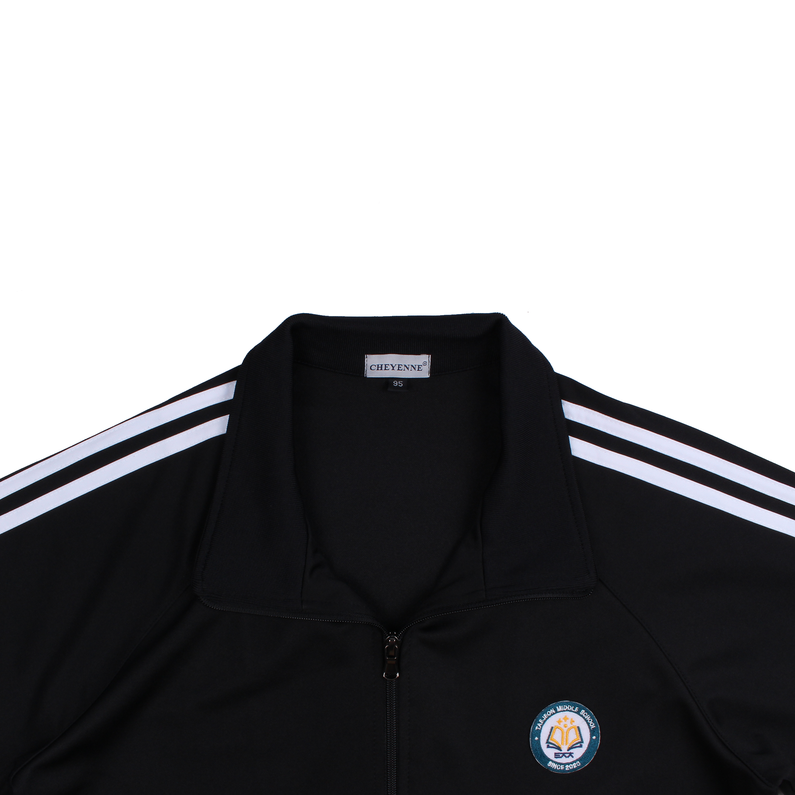 태전중학교 체육복 동복(블랙 흰색2선)