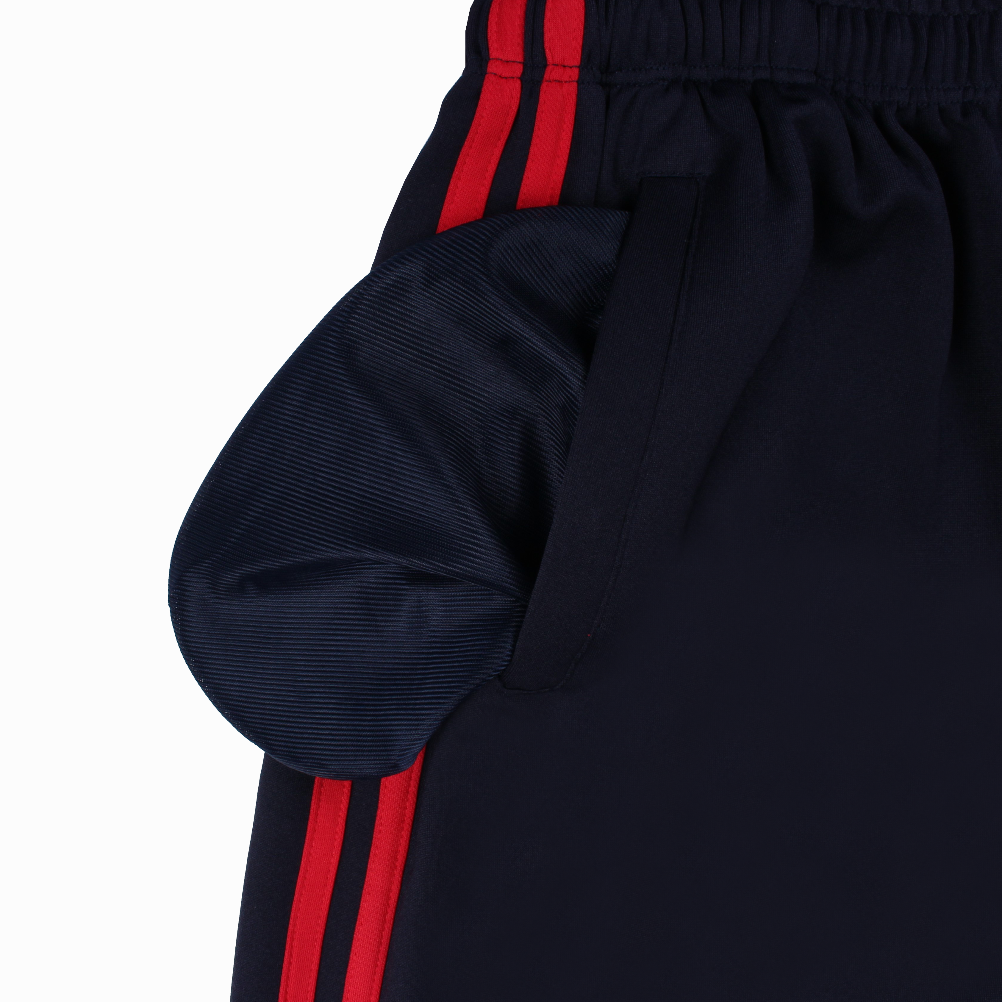 빨강 네이비 윙 화이트 원앤원 2선 하복세트(빨강2선 반바지)