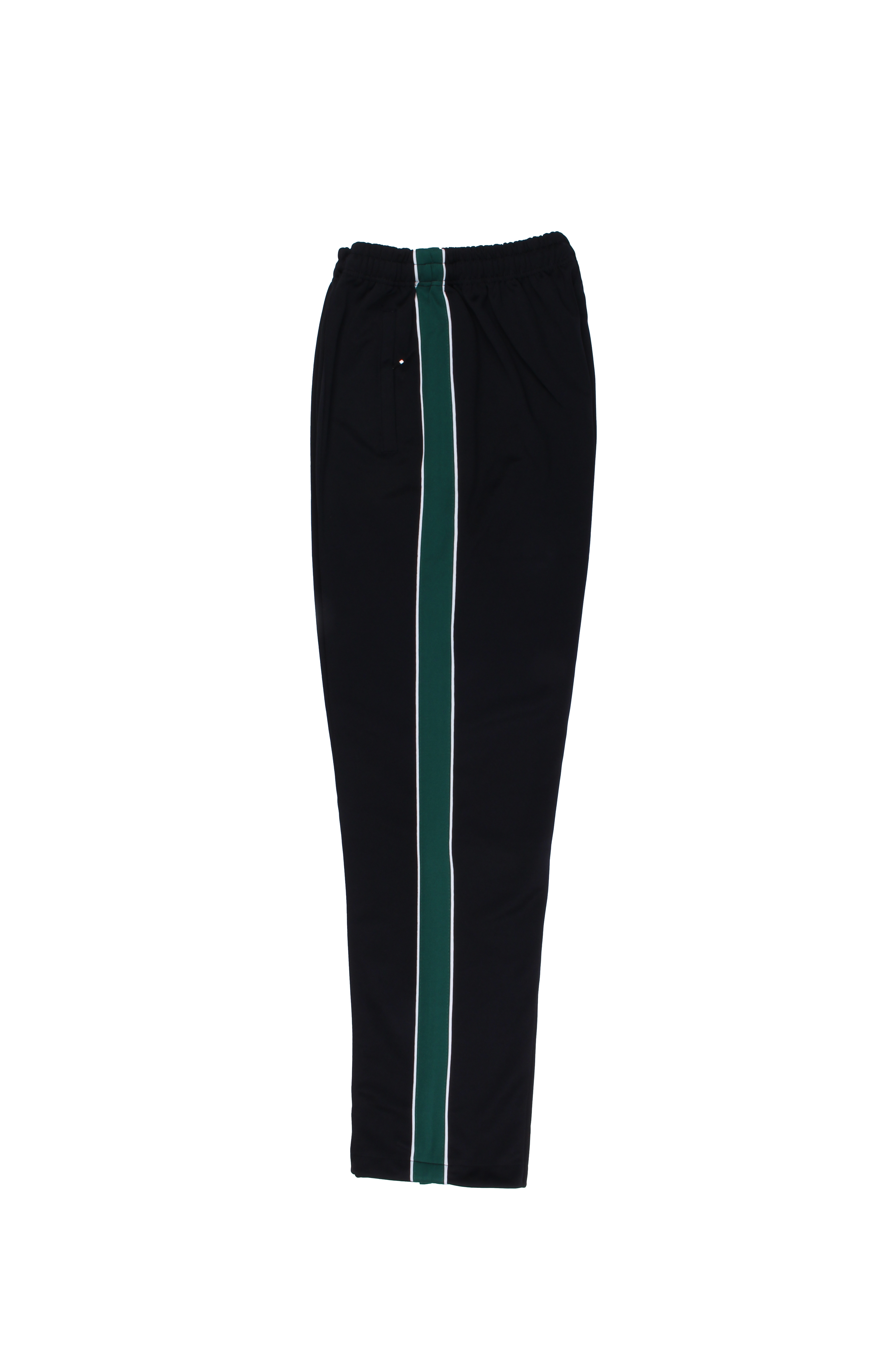 블랙 진초록 (양옆흰선) 와이드선 바지