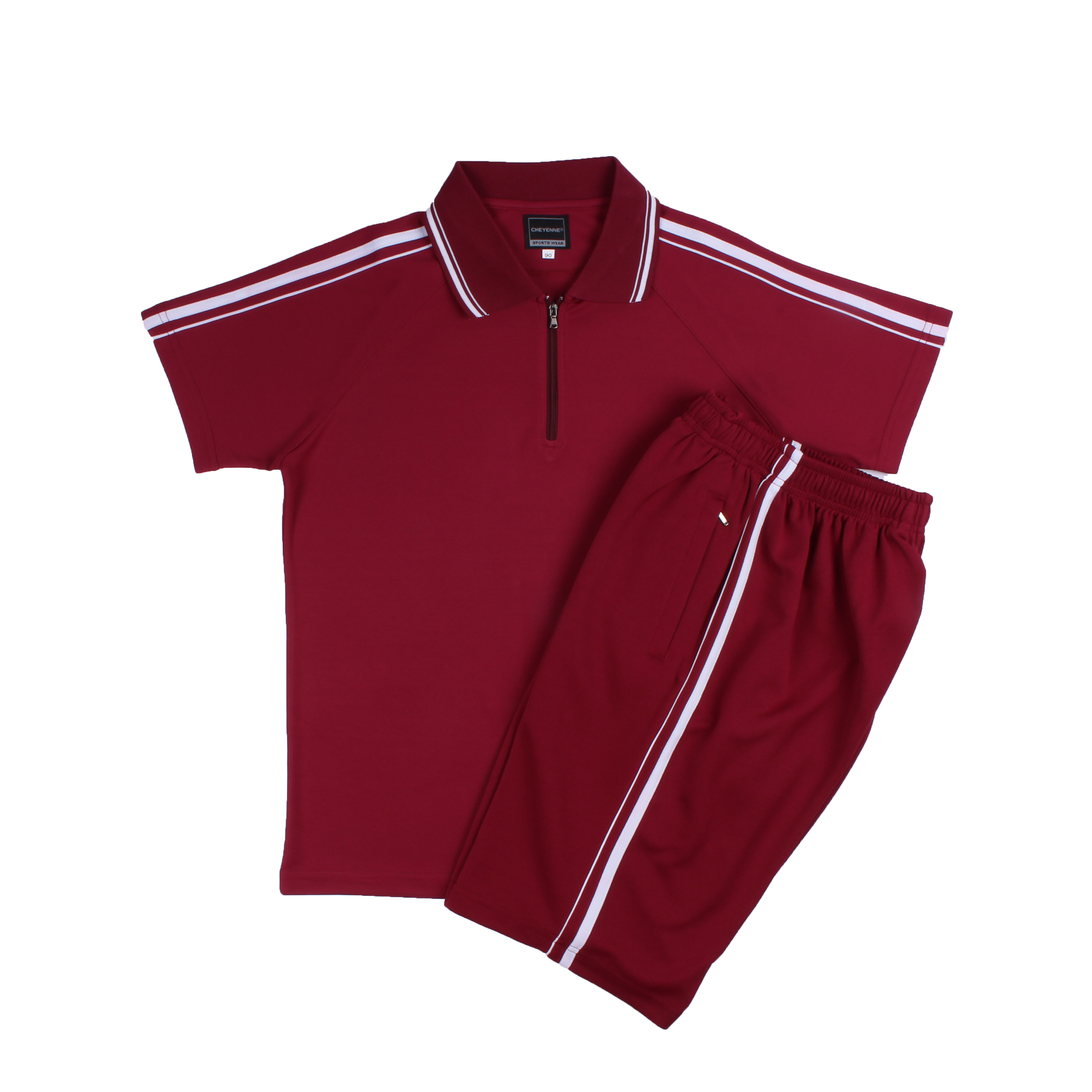 자주 화이트 원앤원 하복세트