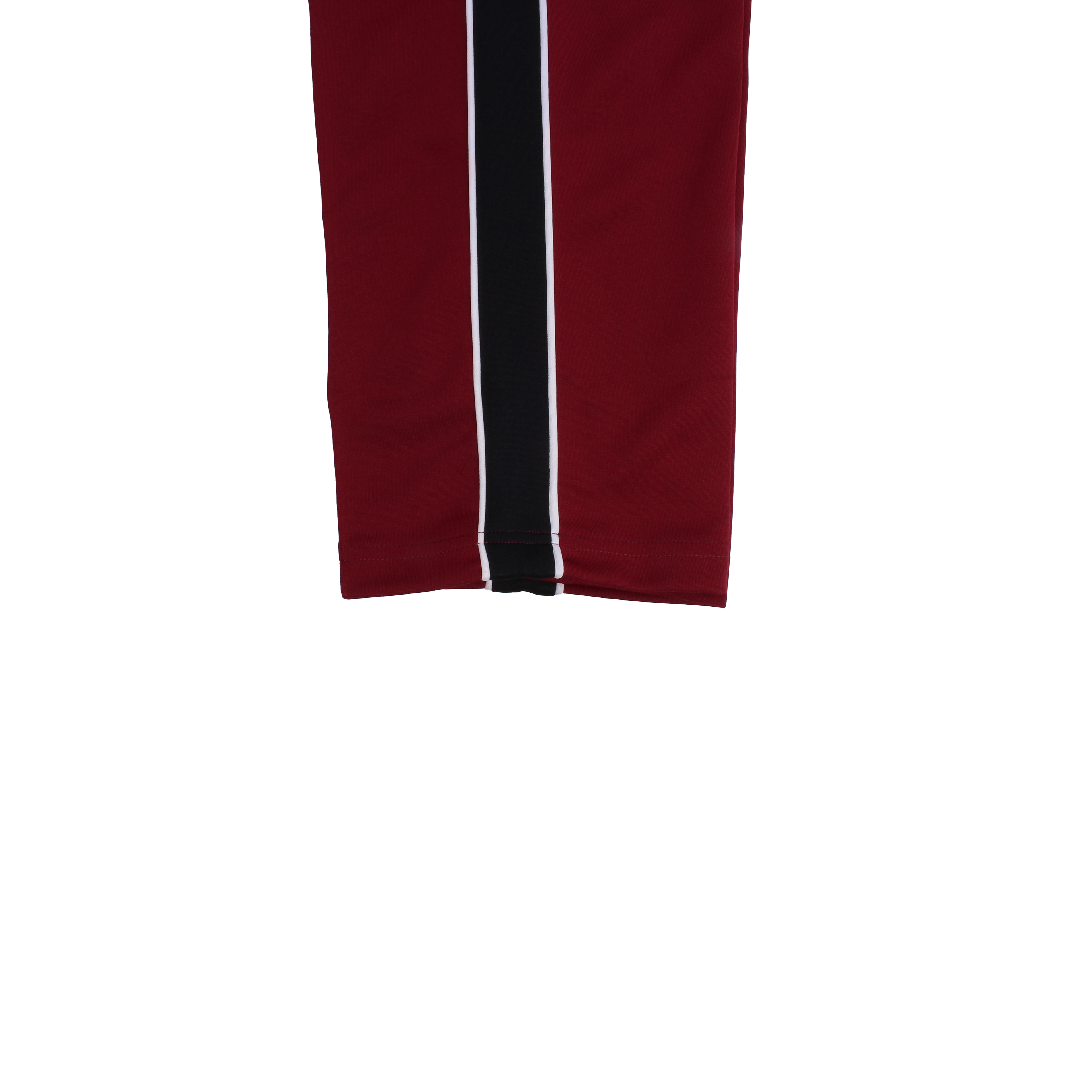 자주 블랙(양옆흰색선) 와이드선 바지