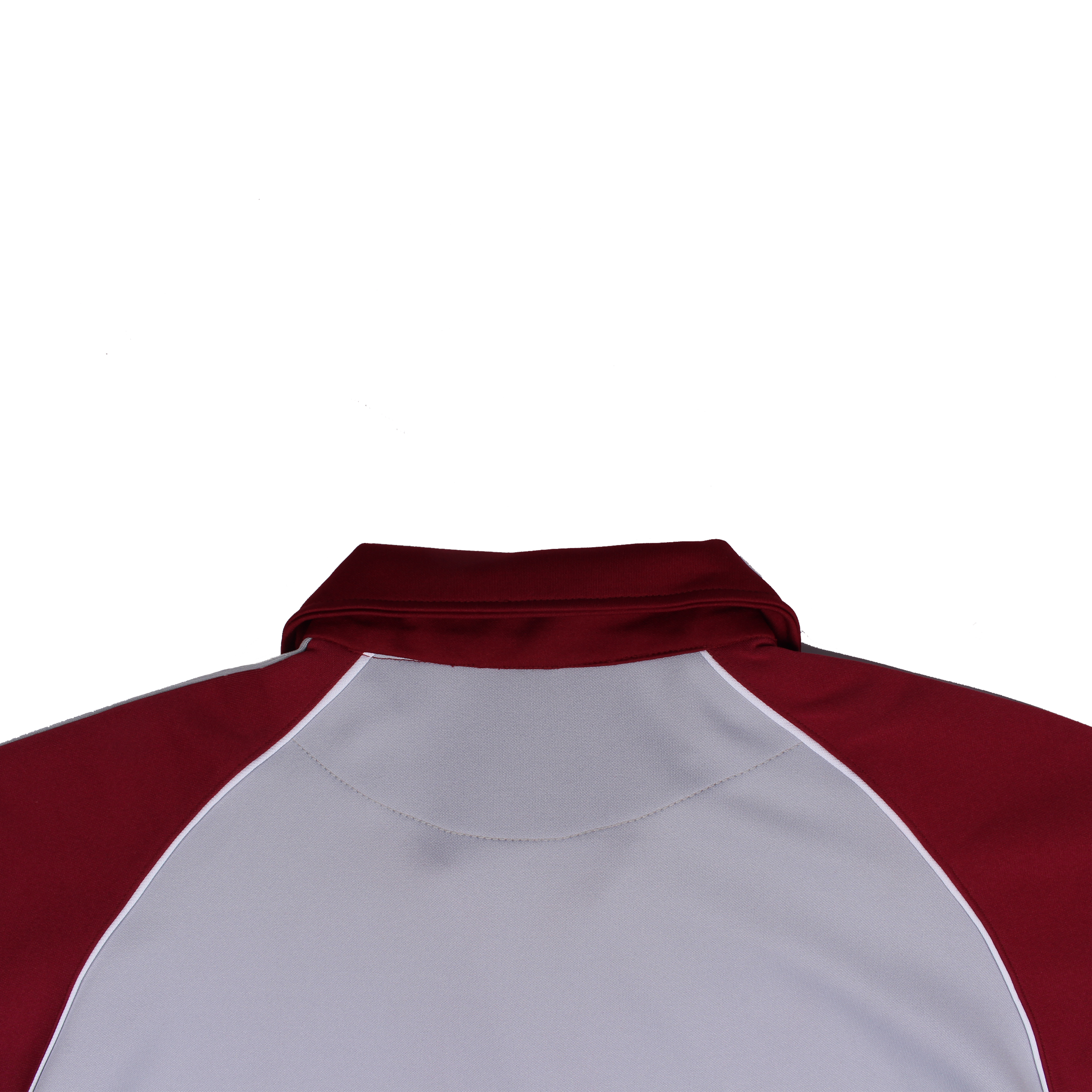 그레이 자주 와이드선 반집업 동복상의