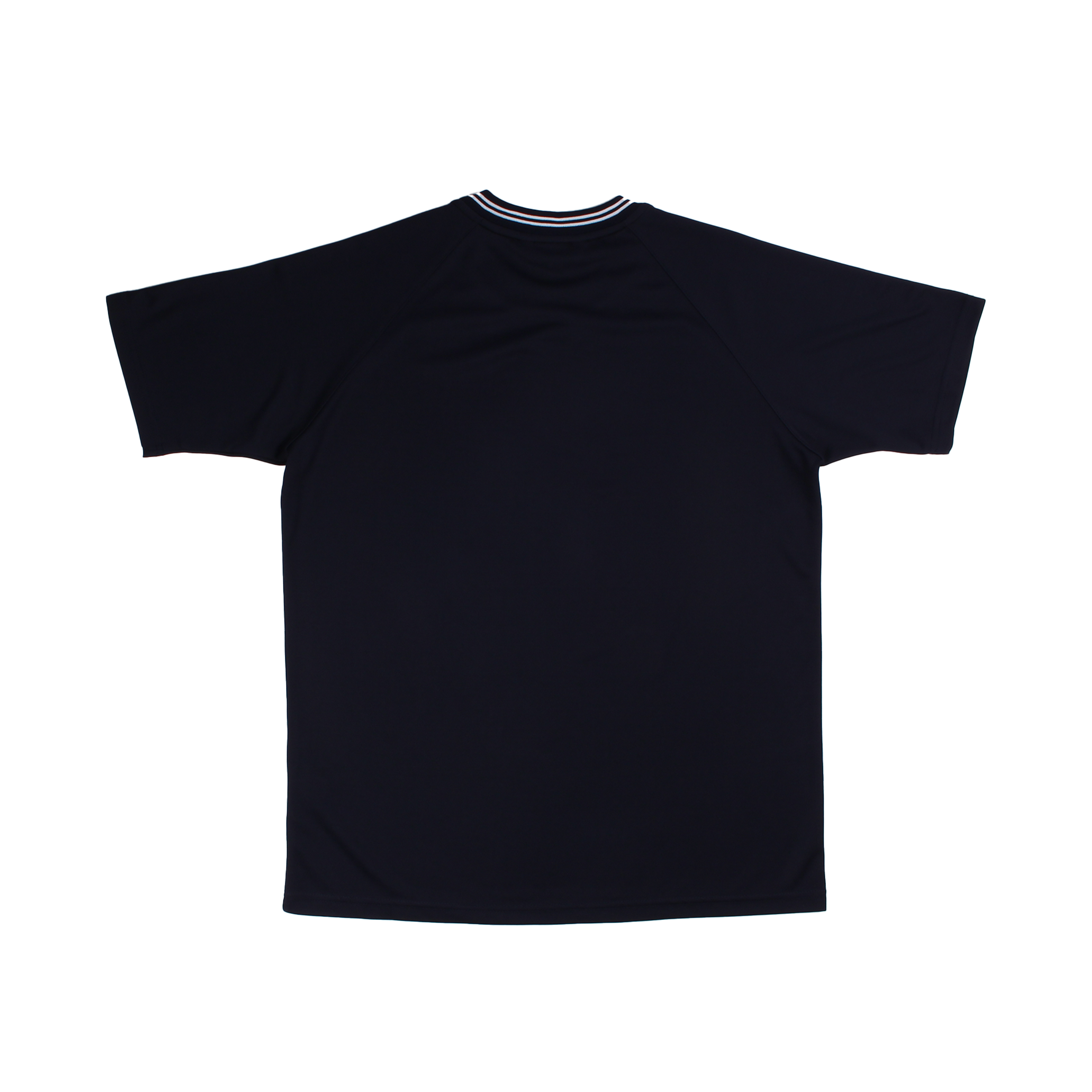 네이비 화이트 라운드 2선 반팔티셔츠