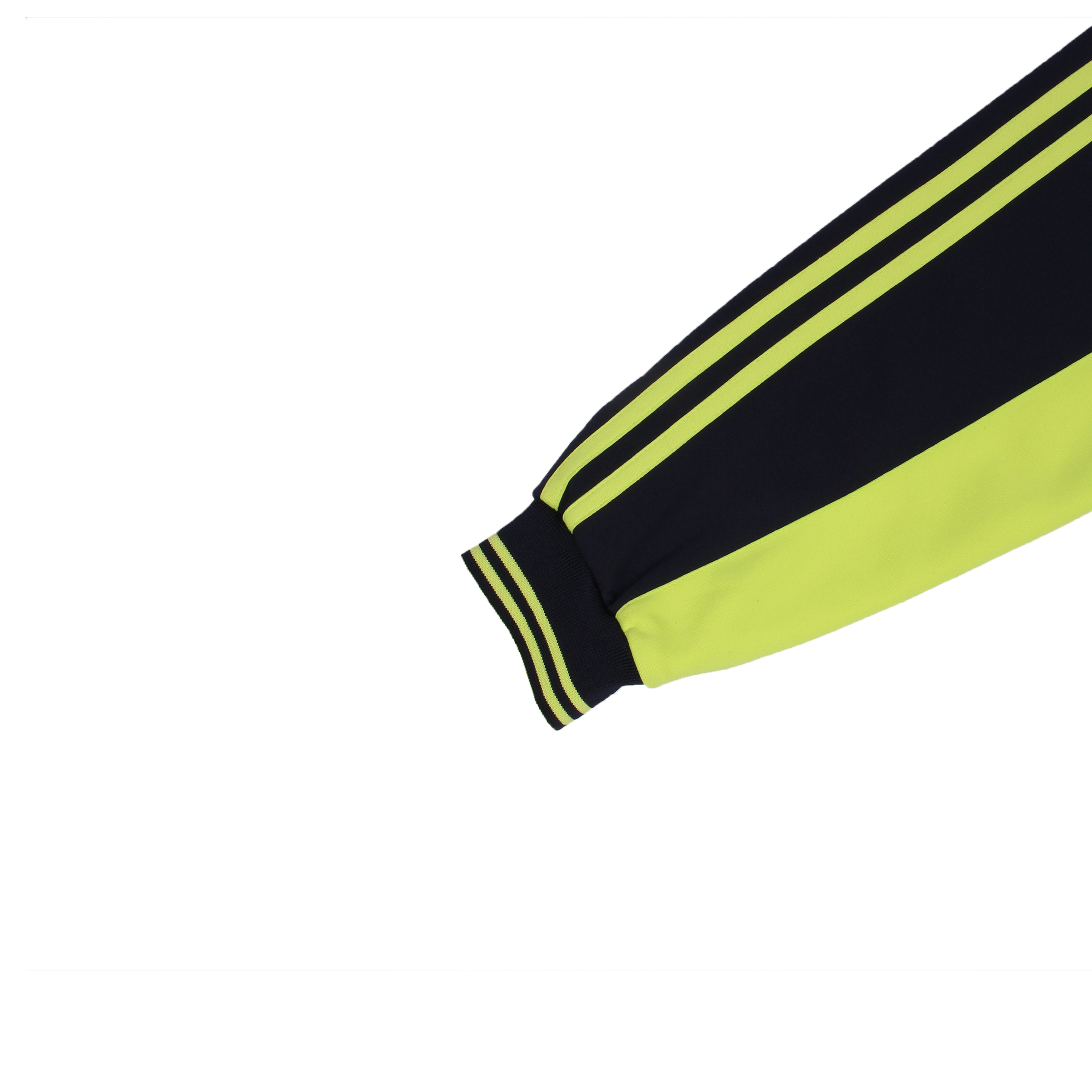 연두 네이비 2선 집업 동복상의(시보리)